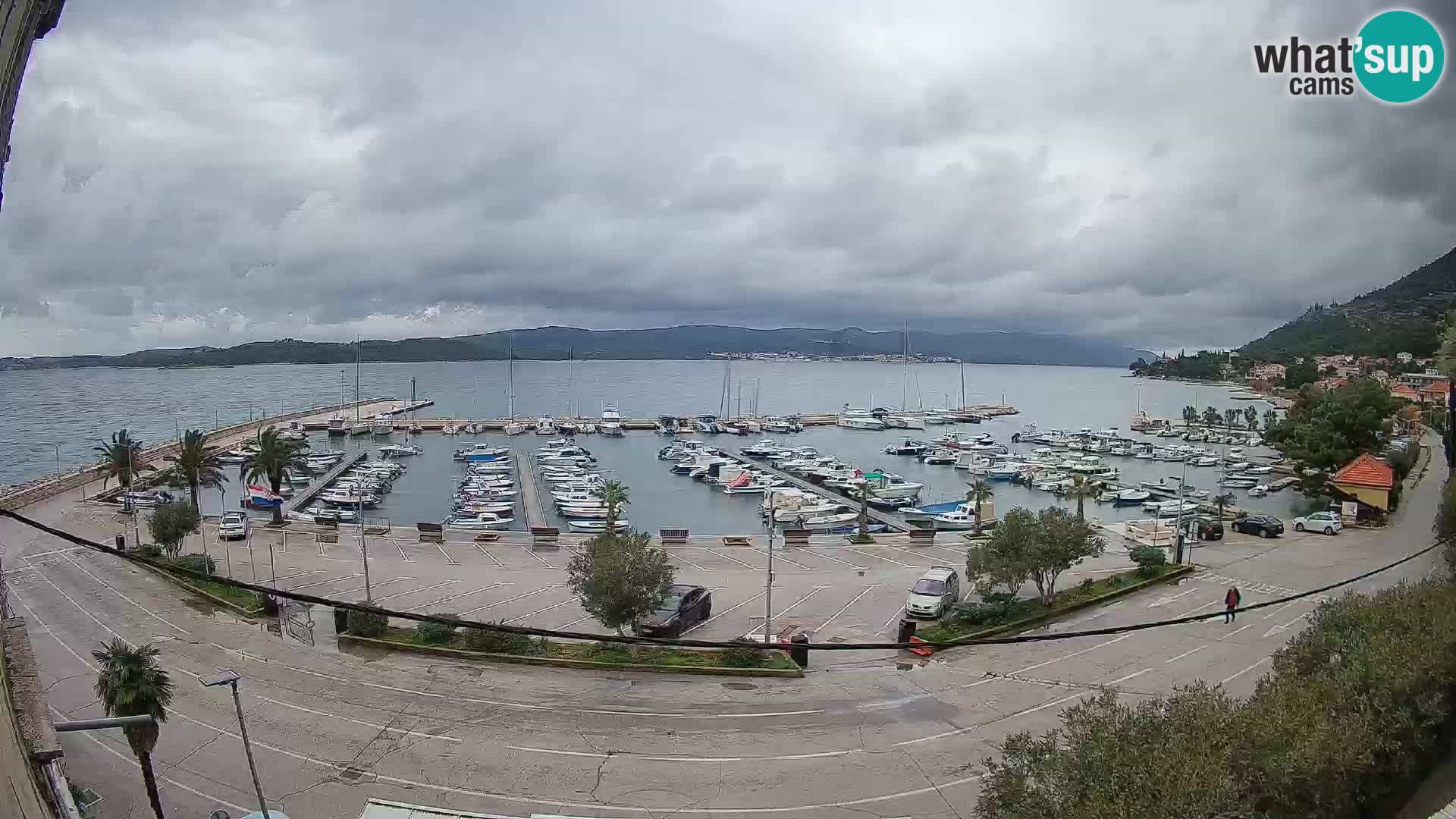 Webcam Orebić Riva – Ferry to Korčula Live
