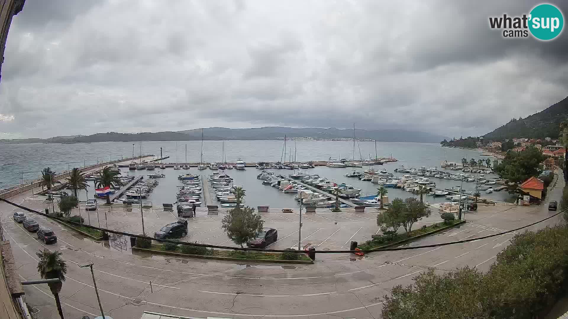 Webcam Orebić Riva – Ferry to Korčula Live