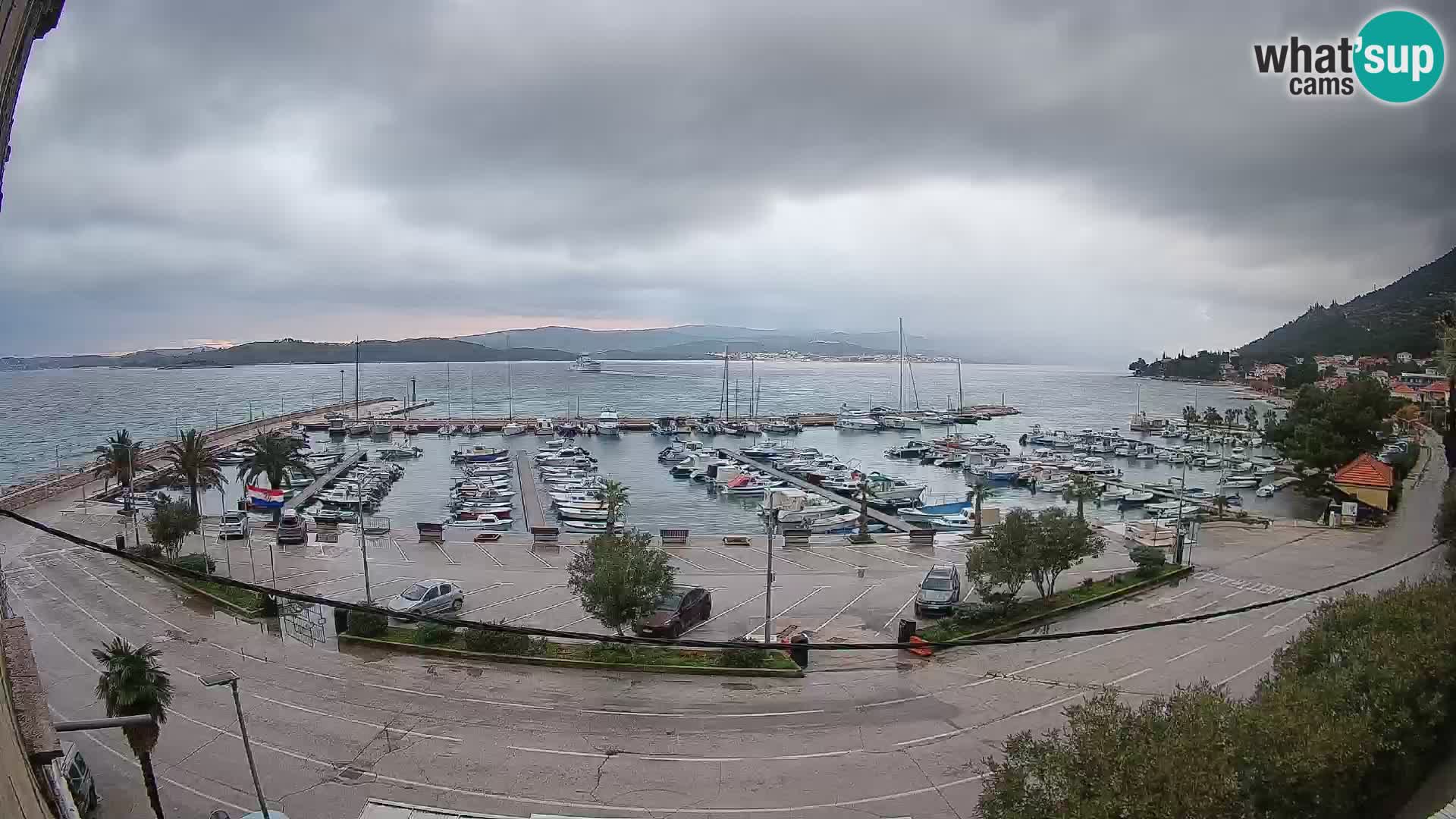 Webcam Orebić Riva – Ferry a Korčula en vivo
