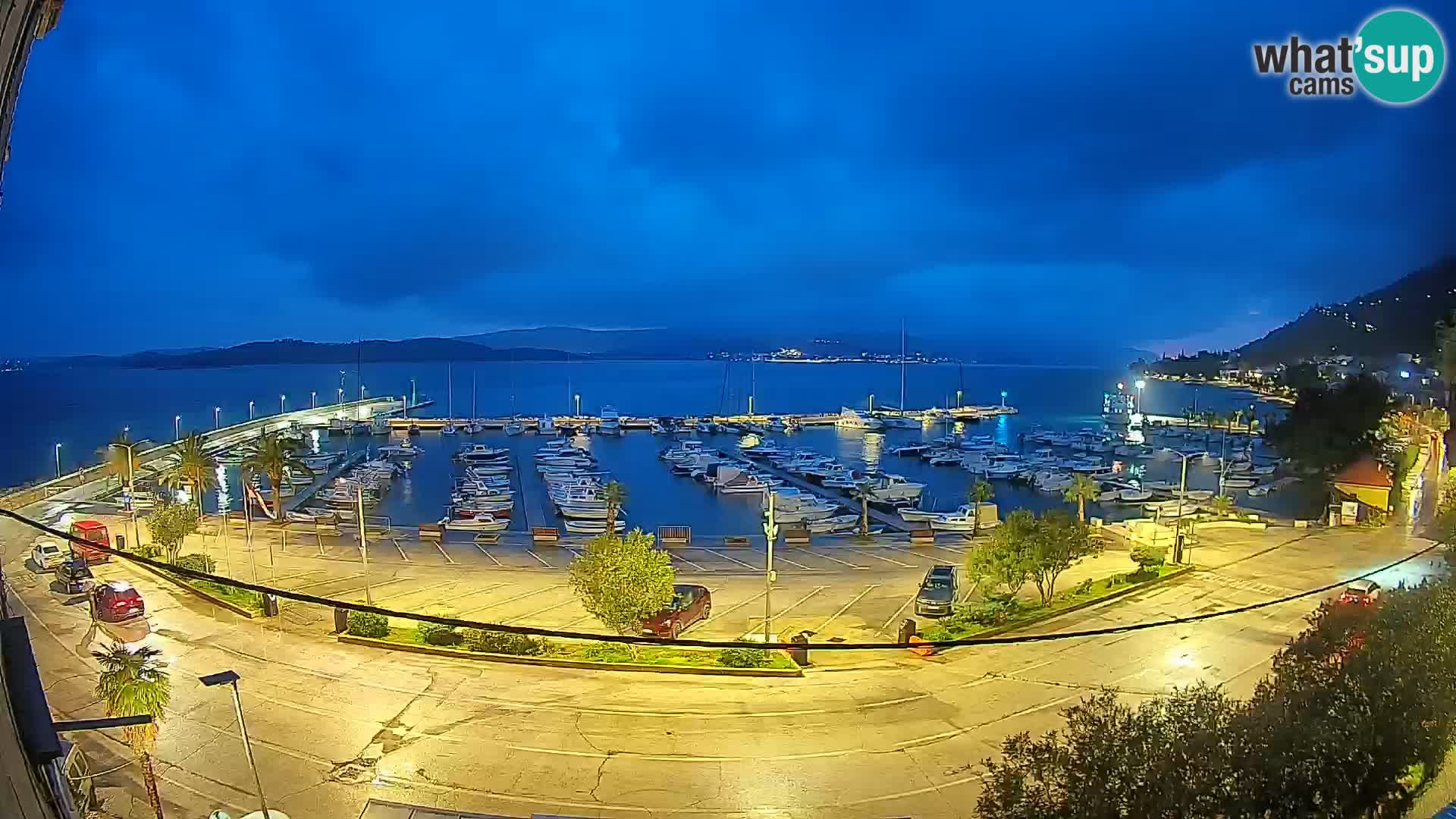 Spletna kamera Orebić Riva – Trajekt za Korčulo v živo