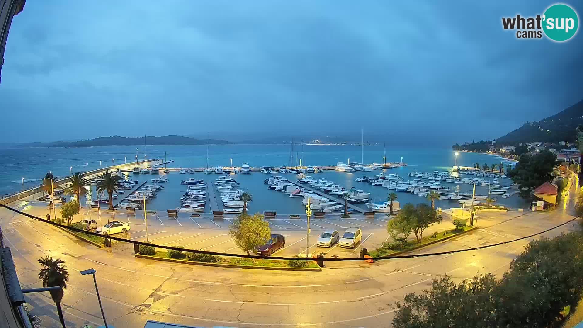 Webcam Orebić Riva – Ferry to Korčula Live