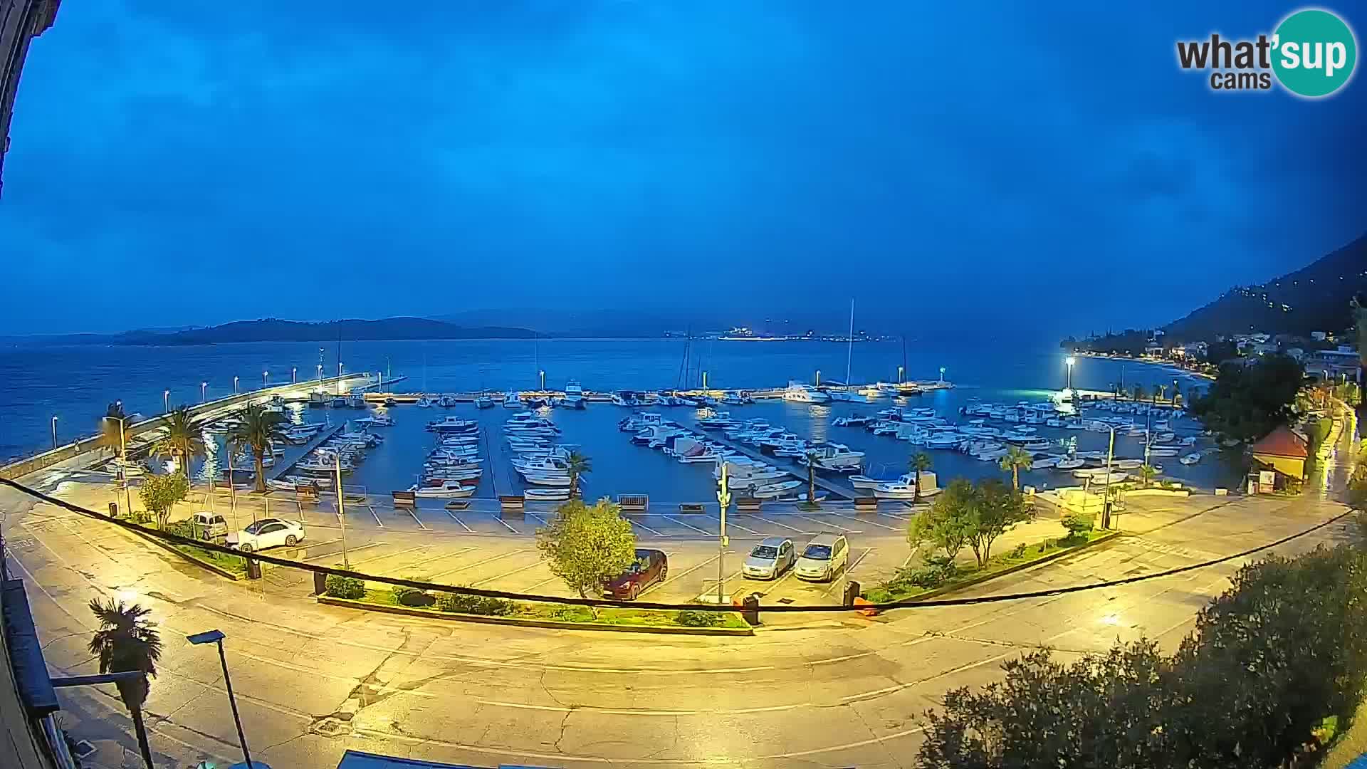 Webcam Orebić Riva – Ferry to Korčula Live