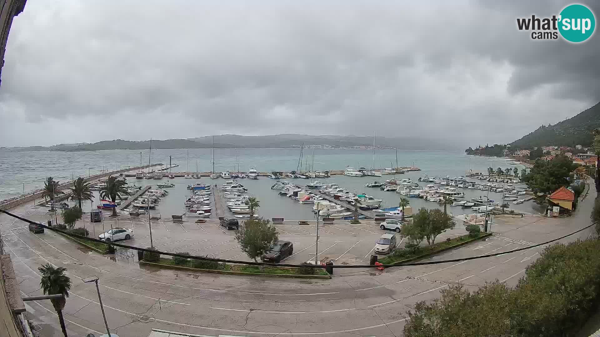 Webcam Orebić Uferpromenade – Fähre nach Korčula Live