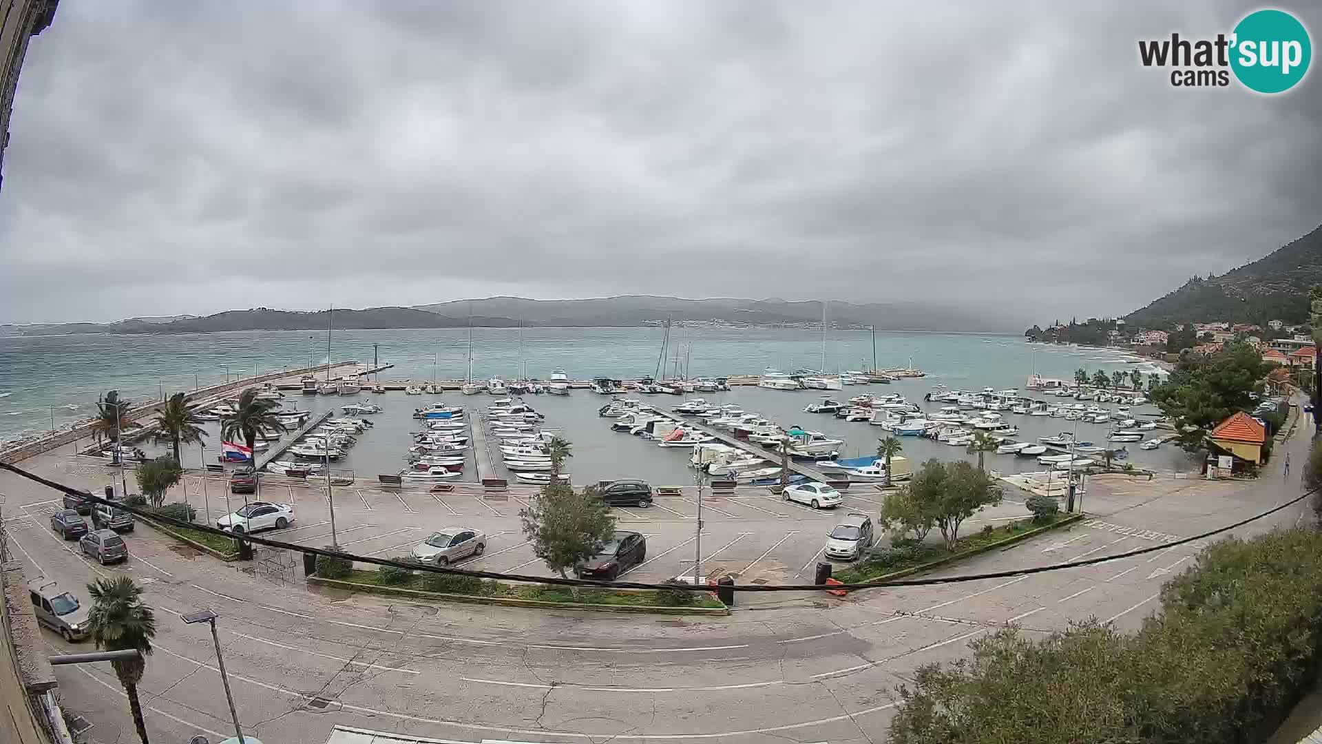 Webcam Orebić Riva – Ferry to Korčula Live