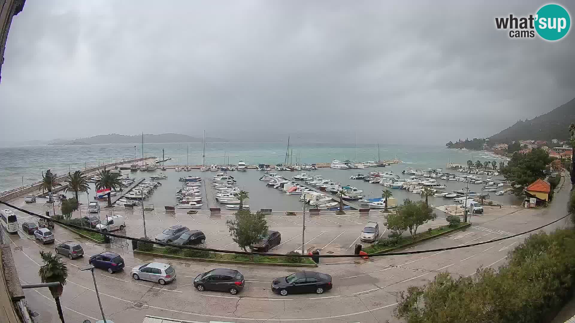 Webcam Orebić Riva – Ferry to Korčula Live