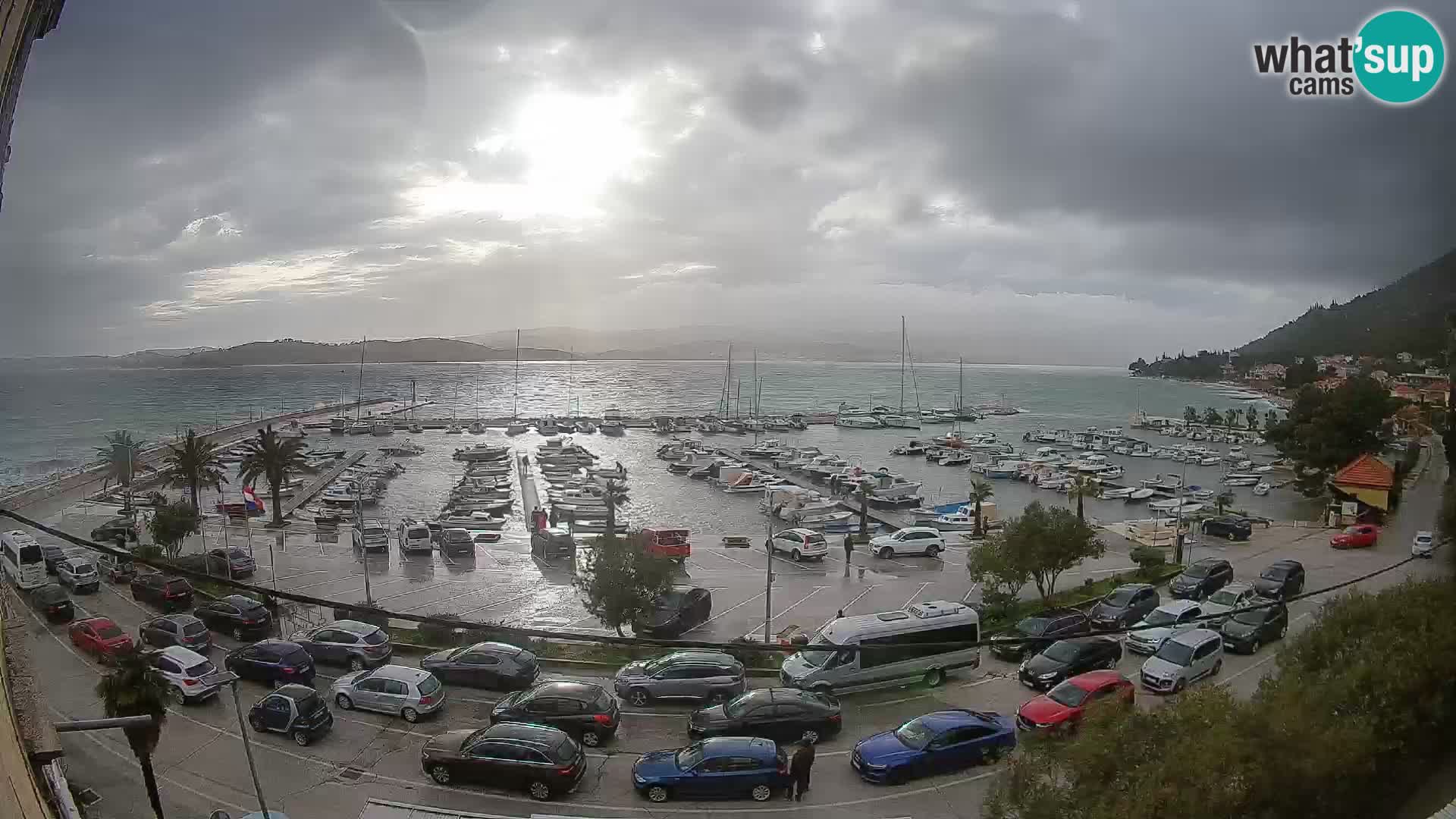 Webcam Orebić Riva – Ferry to Korčula Live