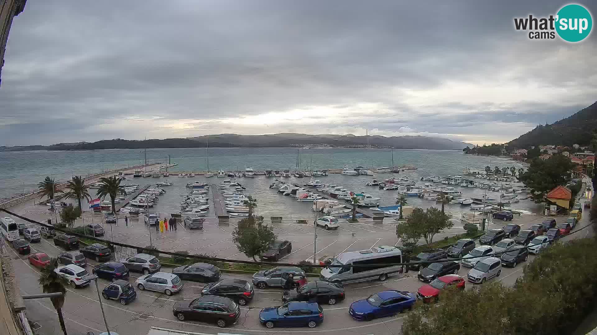 Web kamera Orebić Riva – Trajekt za Korčulu uživo