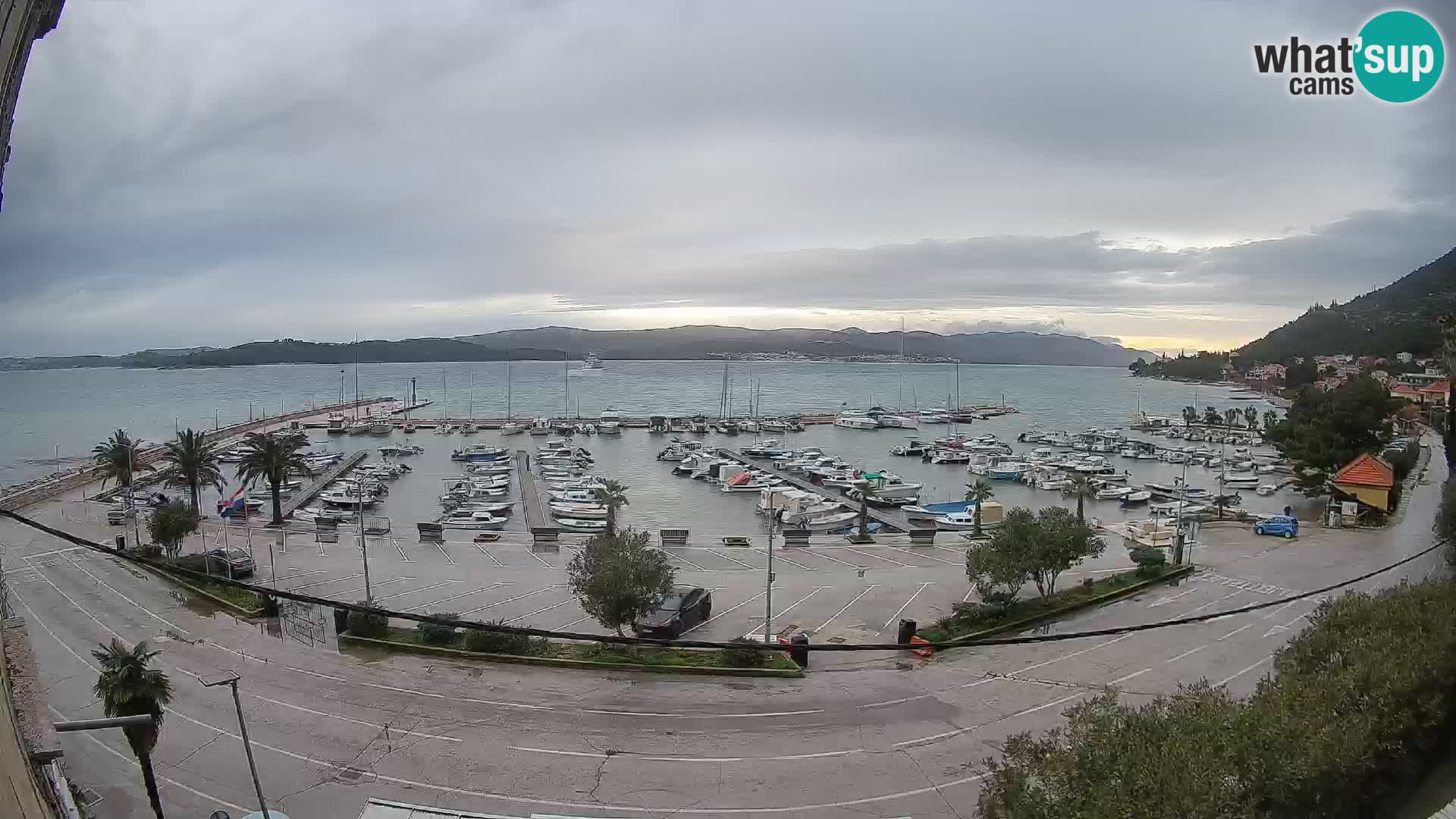Webcam Orebić Riva – Ferry a Korčula en vivo