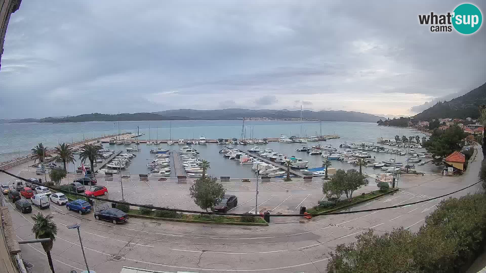 Webcam Orebić Riva – Ferry vers Korčula en direct