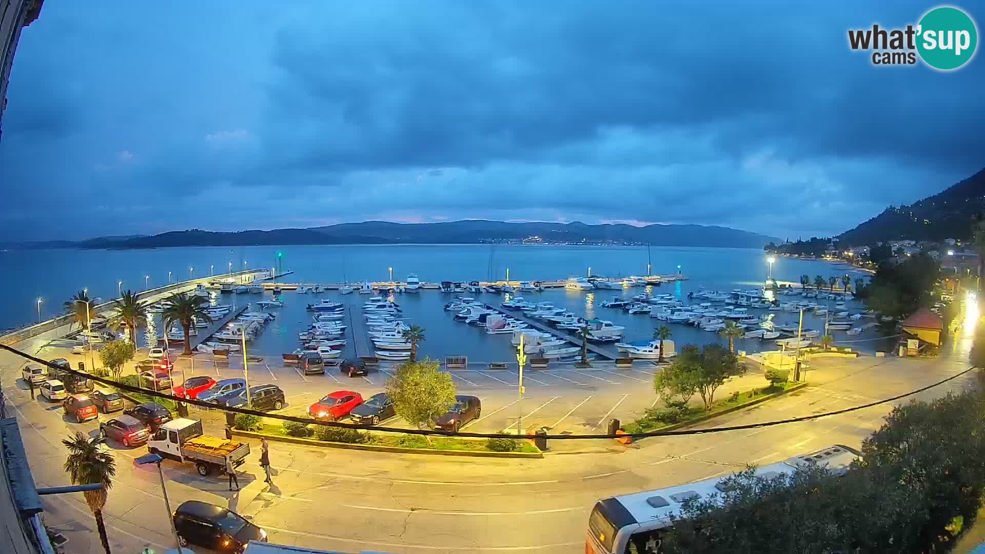 Webcam Orebić Riva – Ferry vers Korčula en direct
