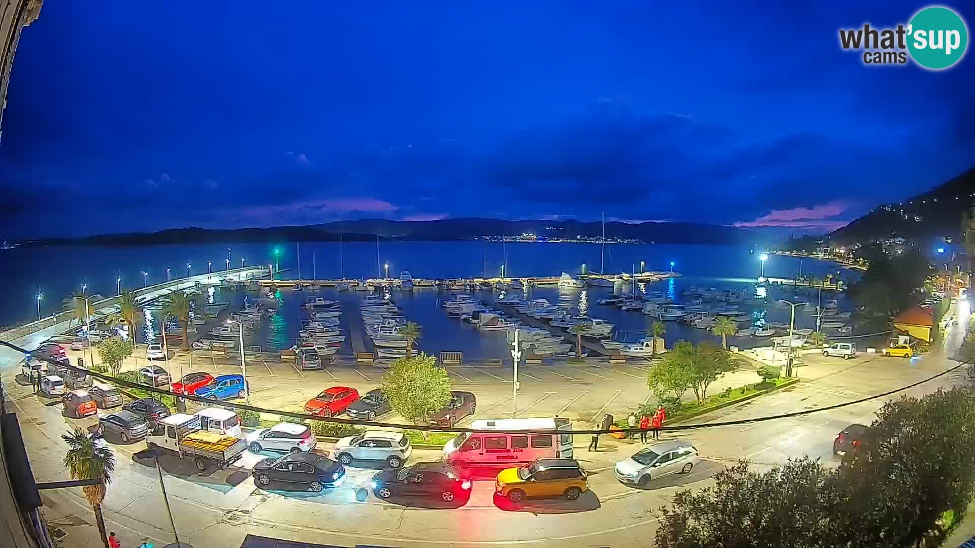 Webcam Orebić Riva – Ferry to Korčula Live