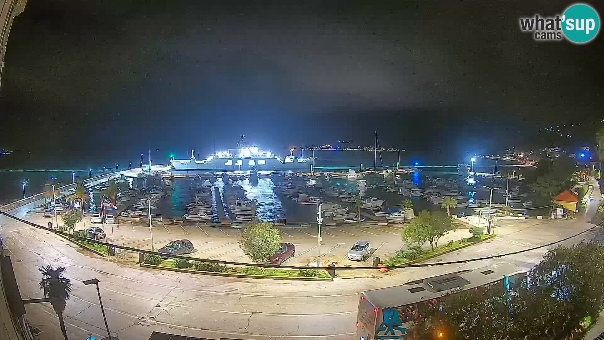 Webcam Orebić Riva – Ferry vers Korčula en direct