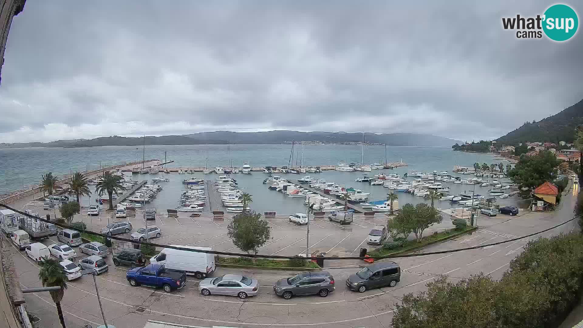 Web kamera Orebić Riva – Trajekt za Korčulu uživo