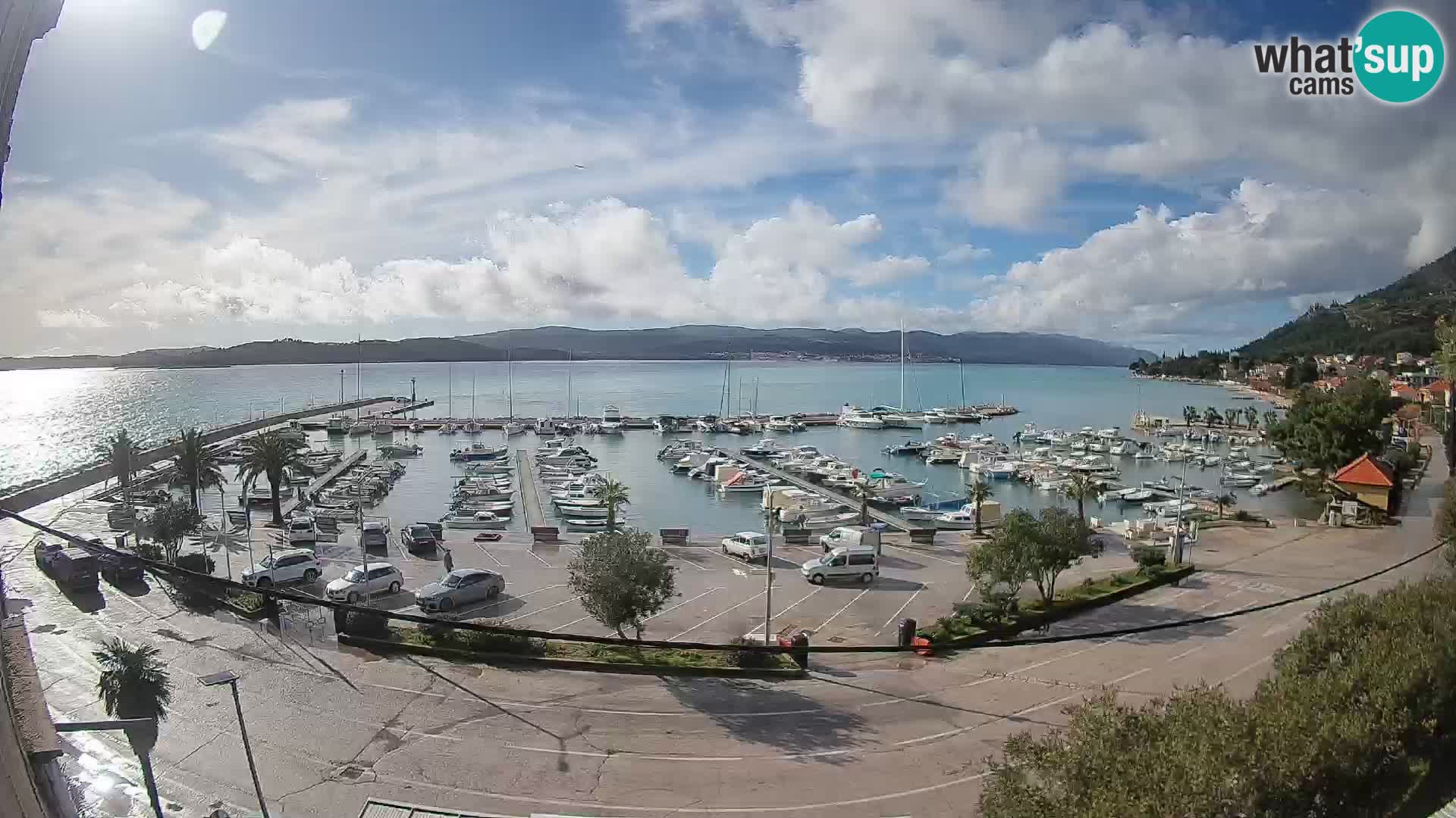 Webcam Orebić Riva – Ferry to Korčula Live