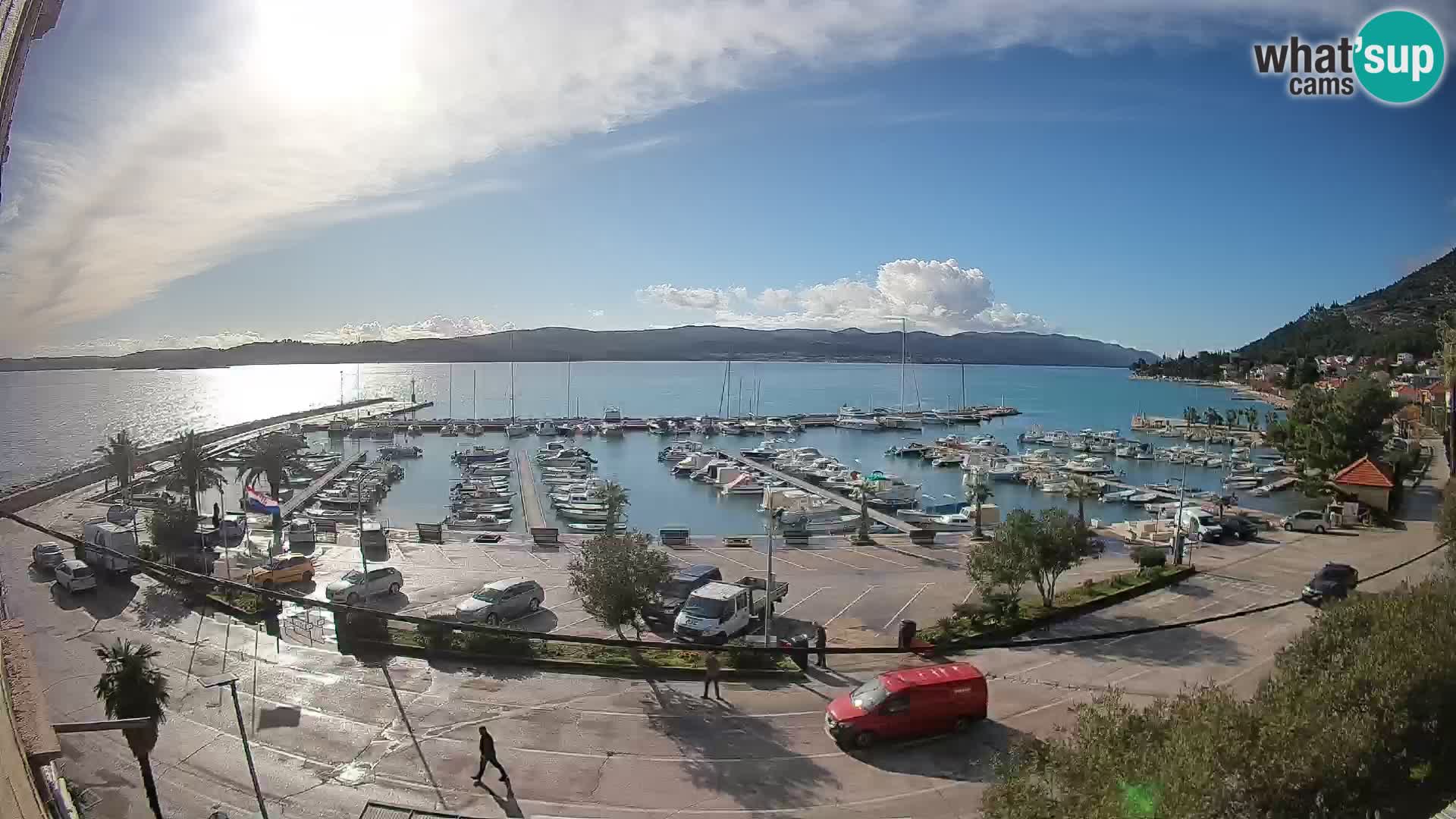 Webcam Orebić Riva – Ferry to Korčula Live