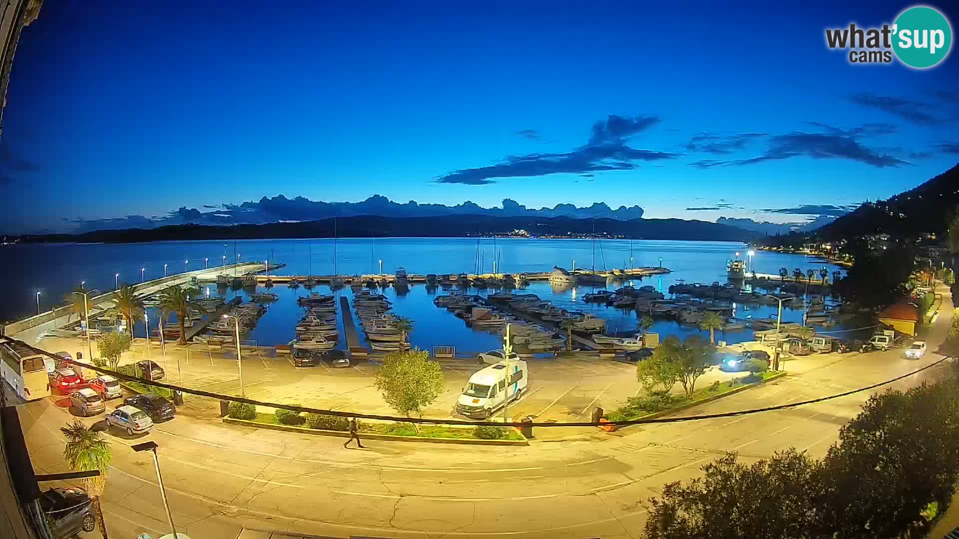 Webcam Orebić Riva – Ferry to Korčula Live
