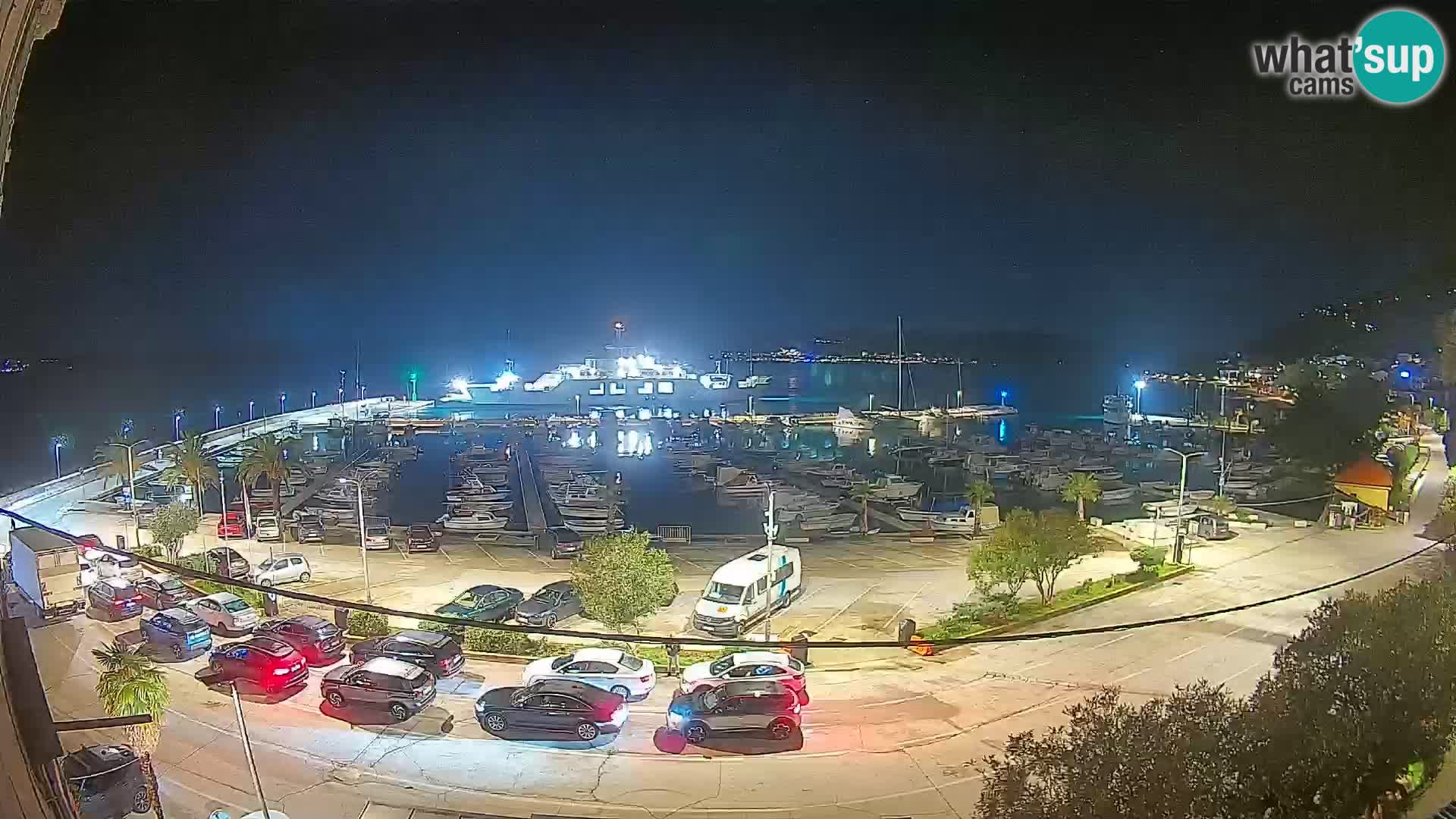 Webcam Orebić Uferpromenade – Fähre nach Korčula Live