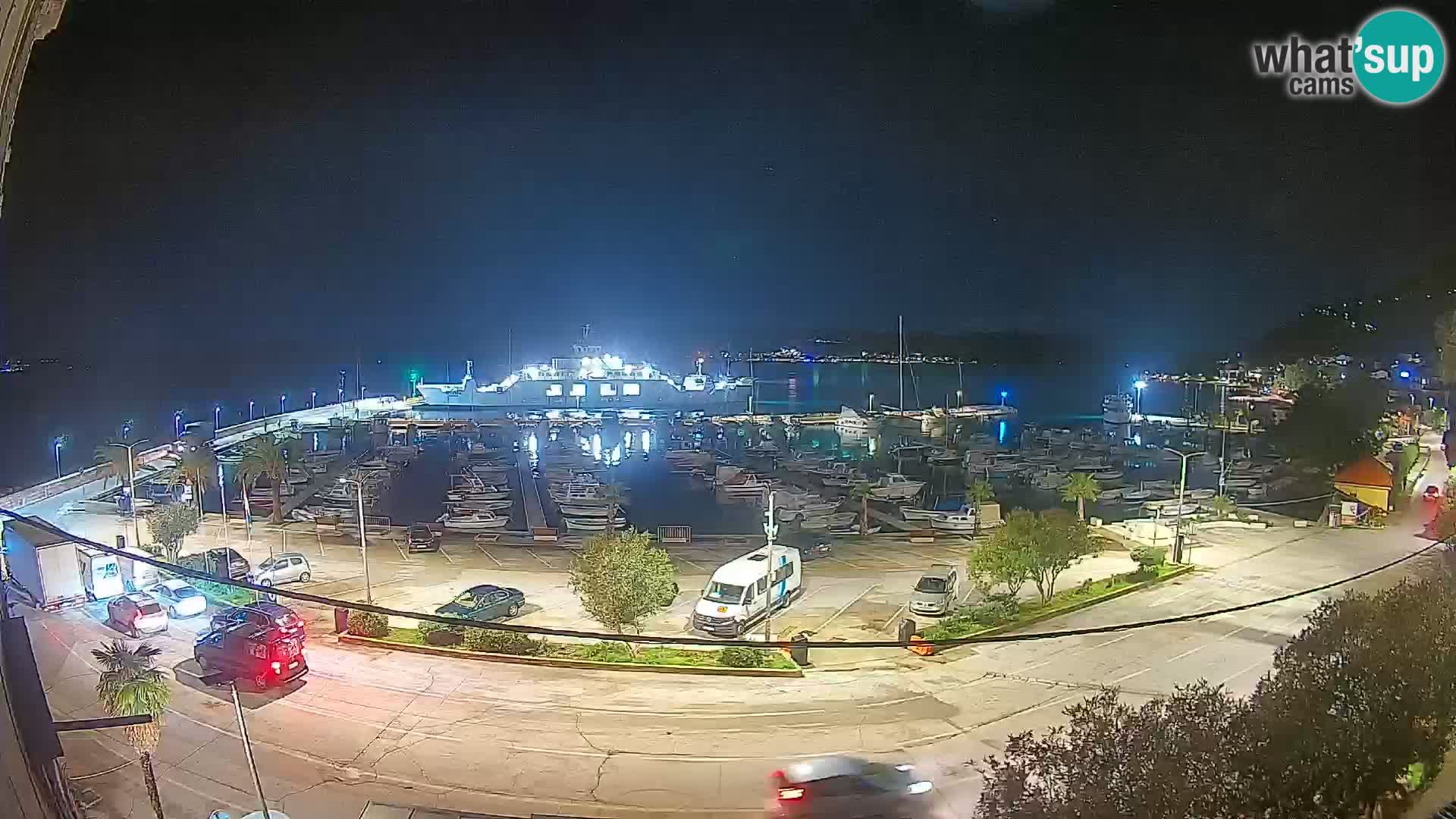 Webcam Orebić Riva – Ferry a Korčula en vivo