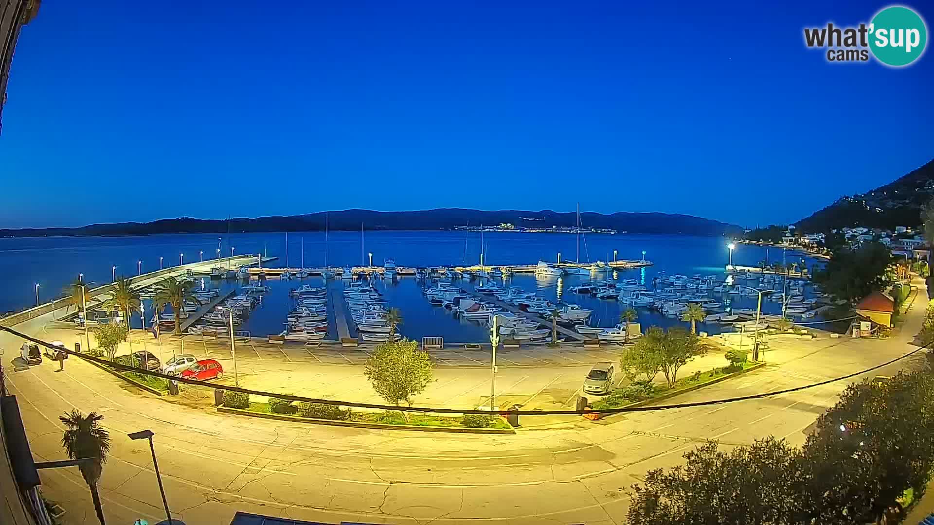 Webcam Orebić Riva – Ferry to Korčula Live