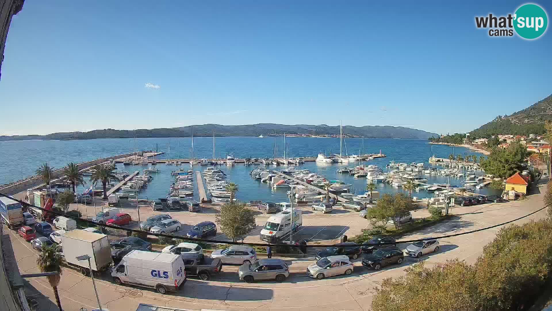 Webcam Orebić Riva – Ferry to Korčula Live