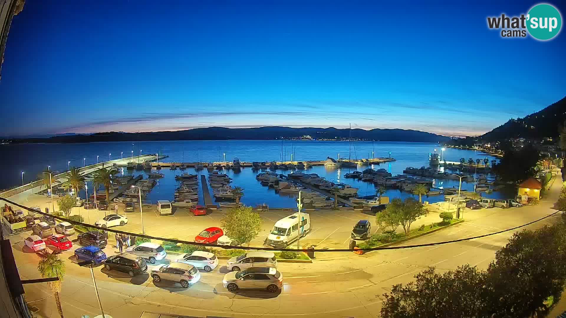 Webcam Orebić Riva – Ferry to Korčula Live