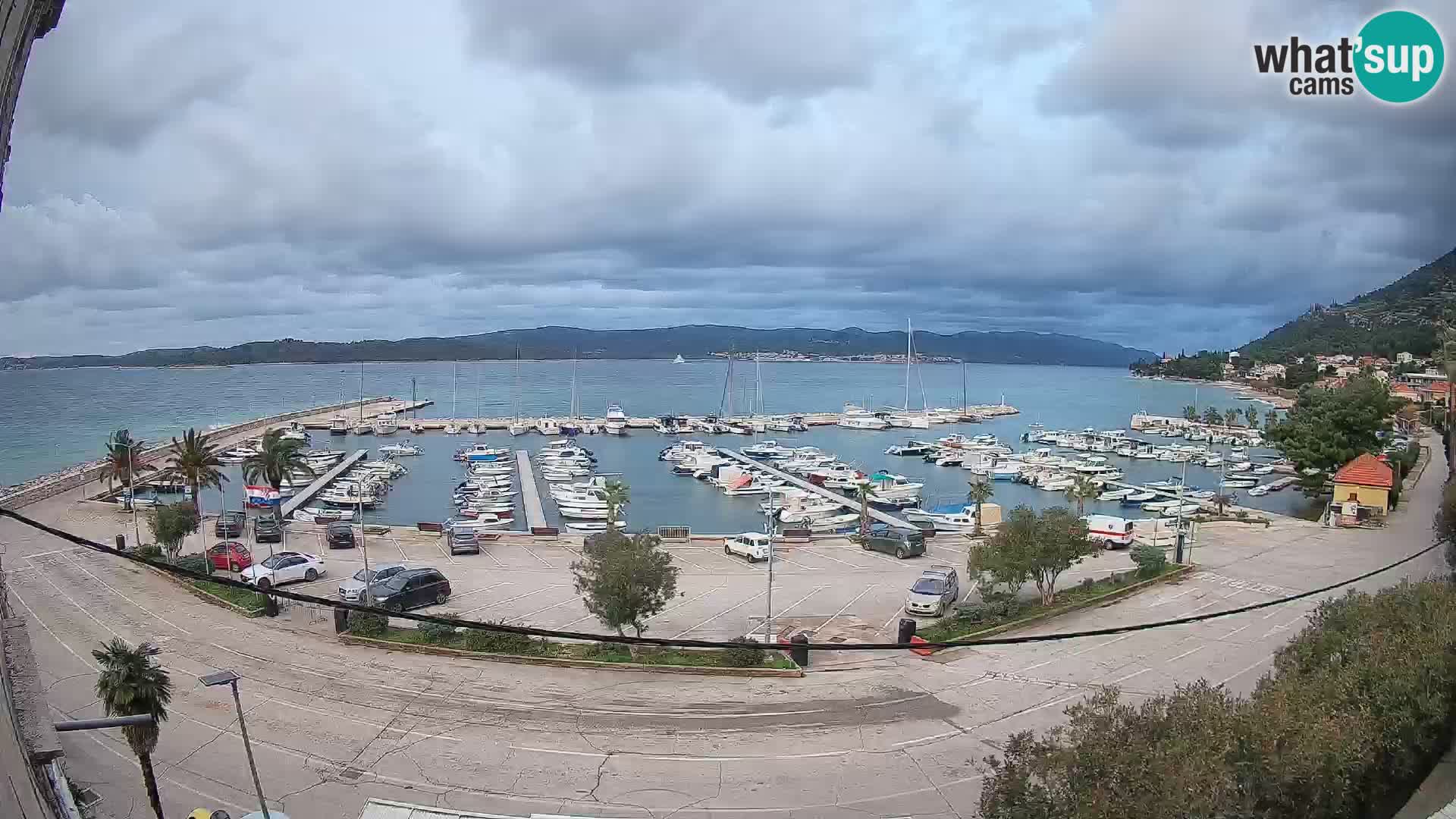 Webcam Orebić Riva – Ferry to Korčula Live