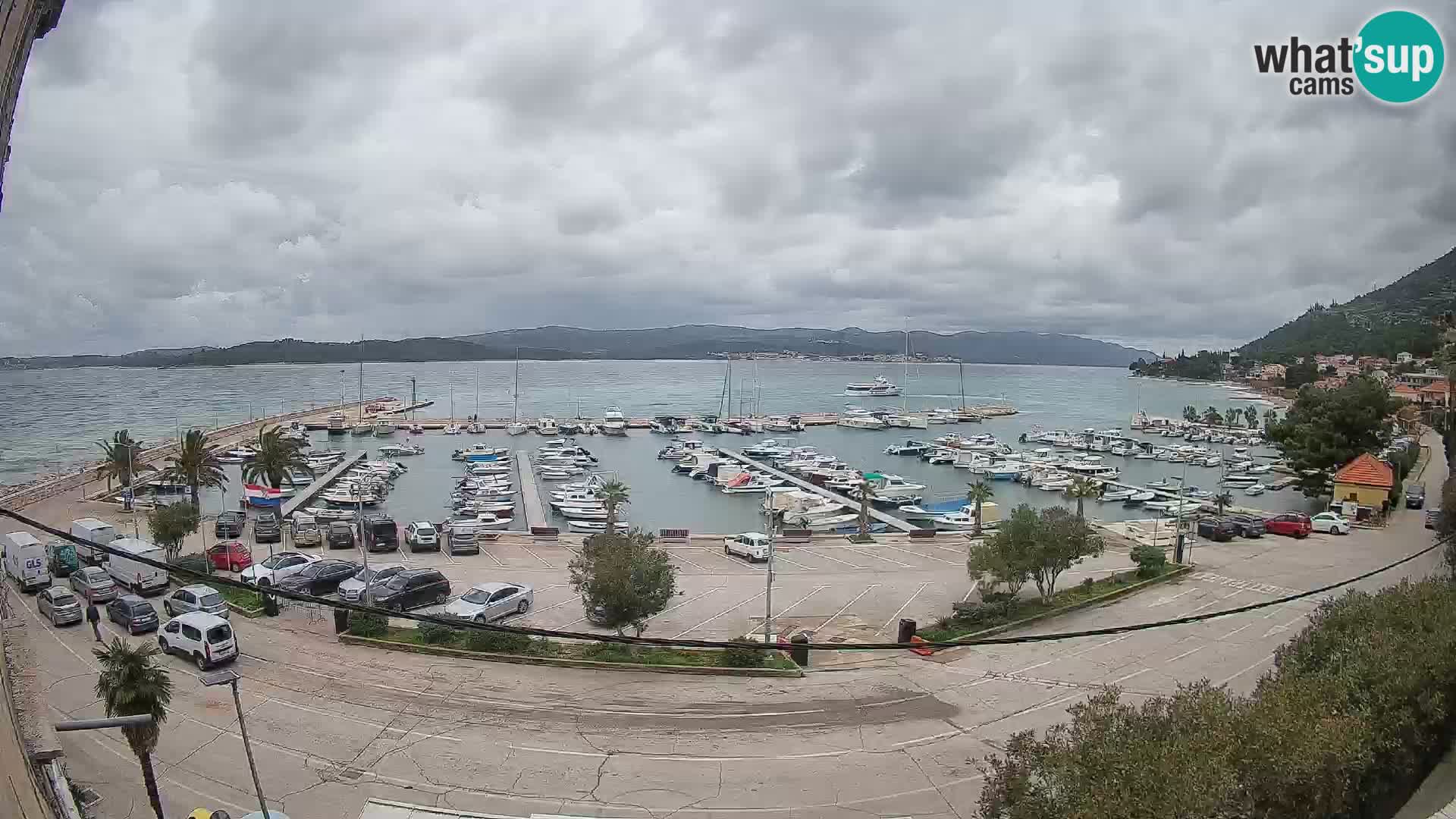 Webcam Orebić Riva – Ferry to Korčula Live