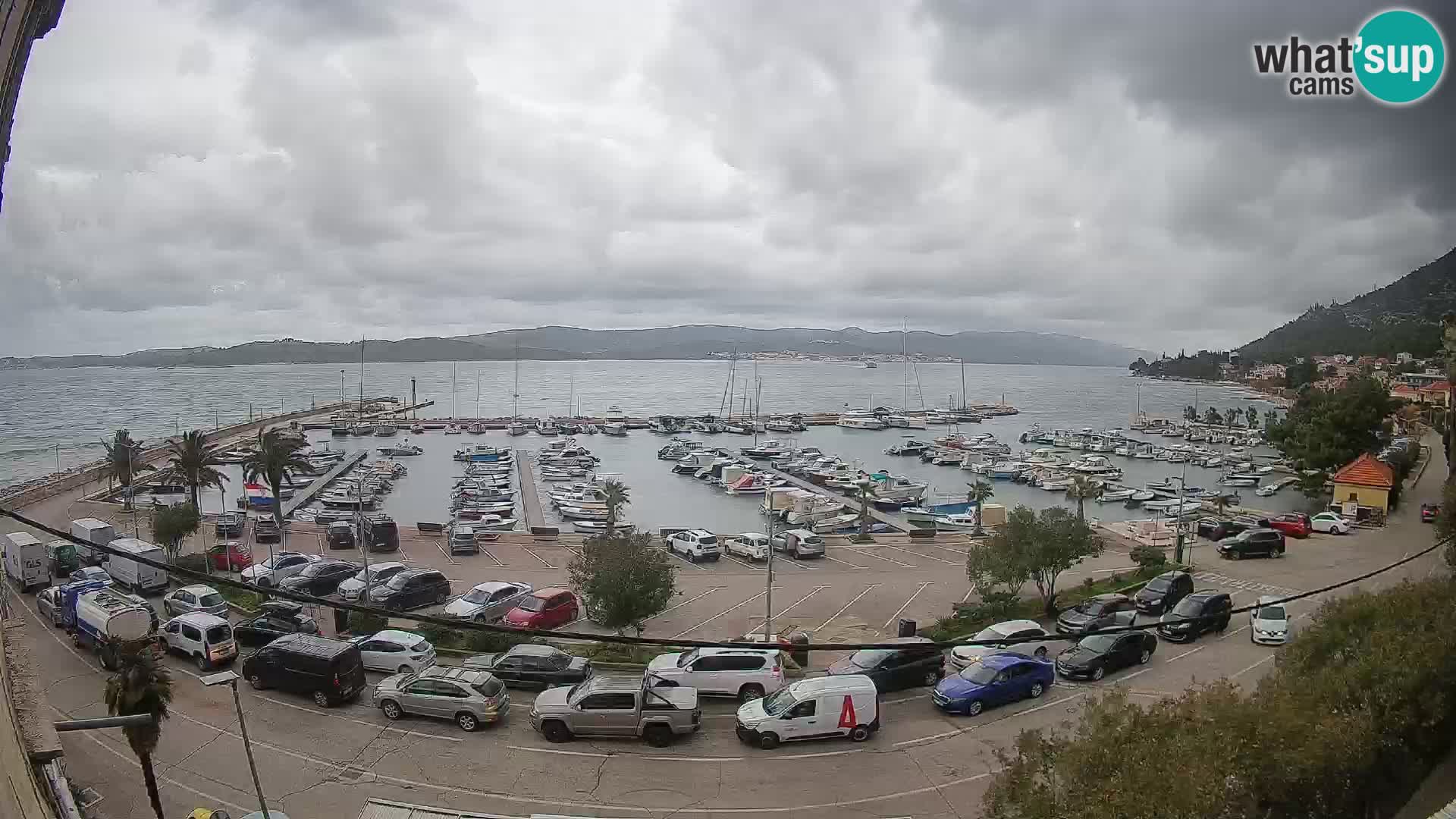 Webcam Orebić Riva – Ferry vers Korčula en direct