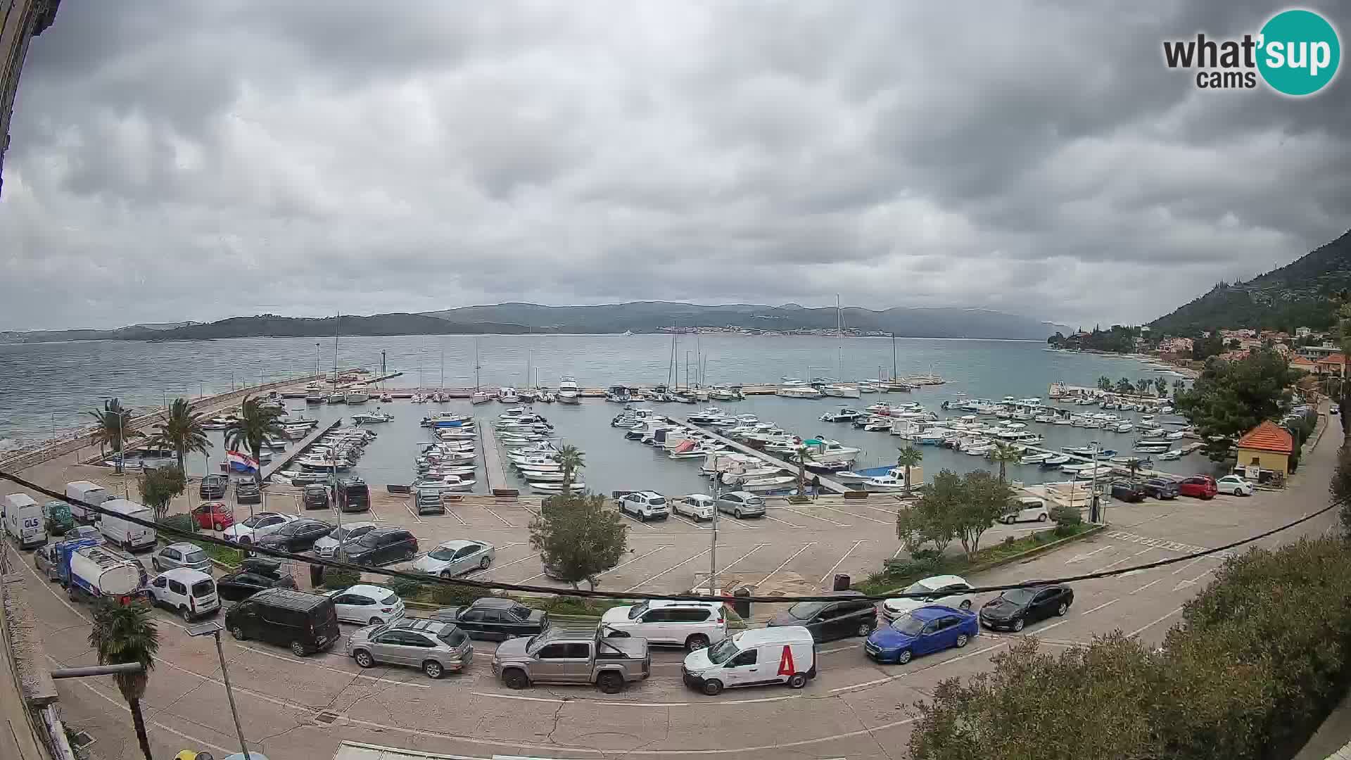 Webcam Orebić Riva – Ferry to Korčula Live