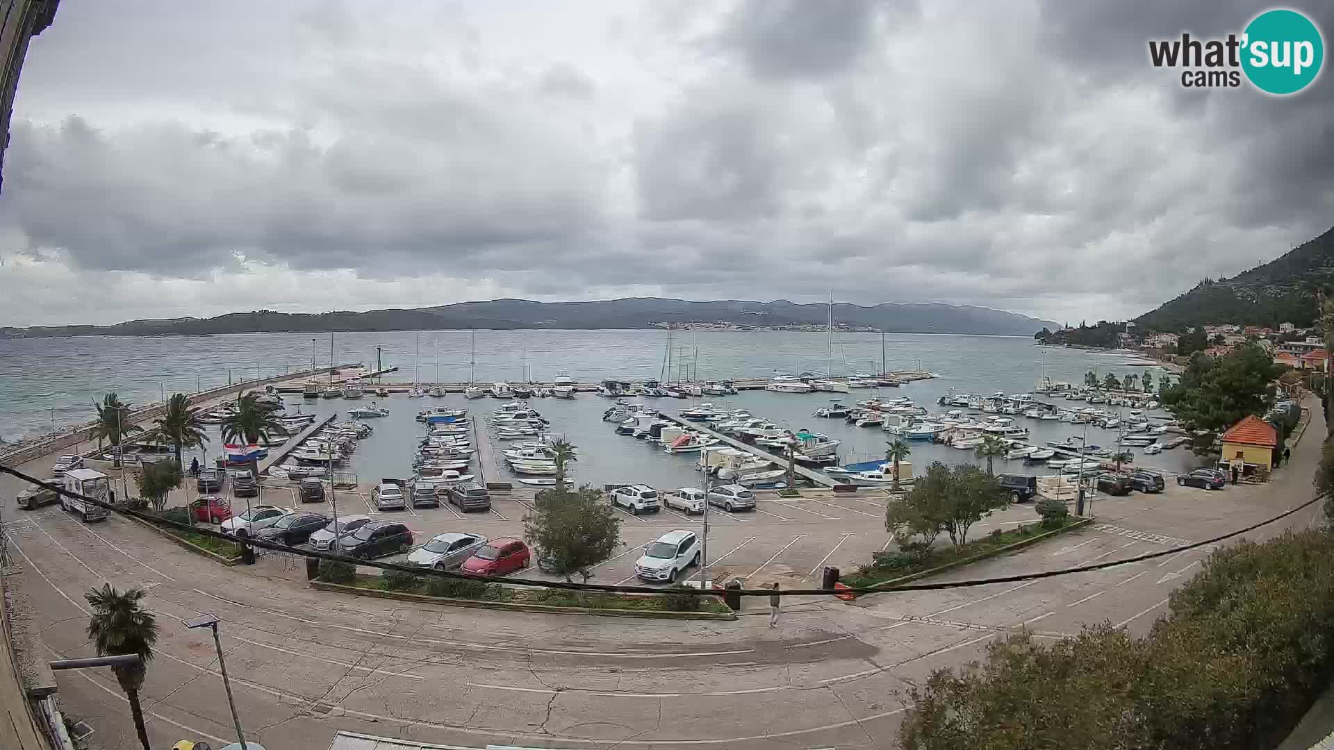 Web kamera Orebić Riva – Trajekt za Korčulu uživo