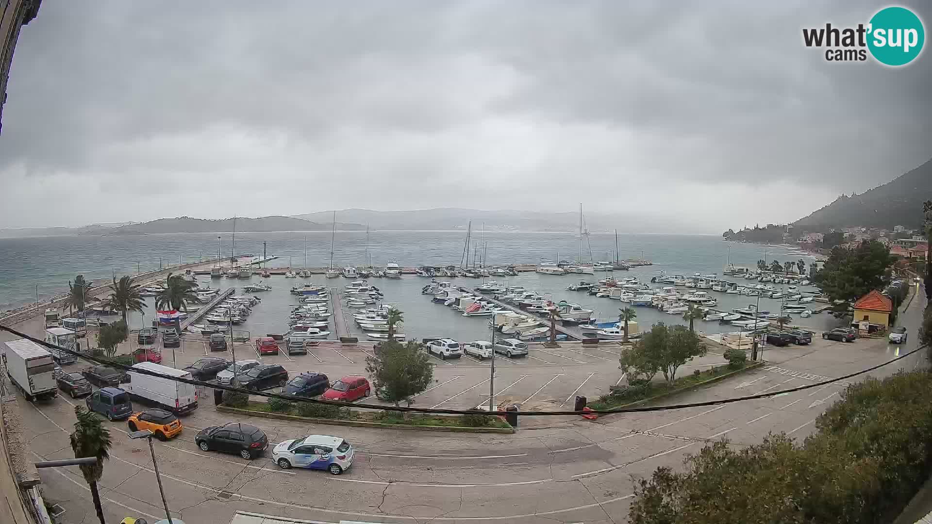 Webcam Orebić Riva – Ferry a Korčula en vivo