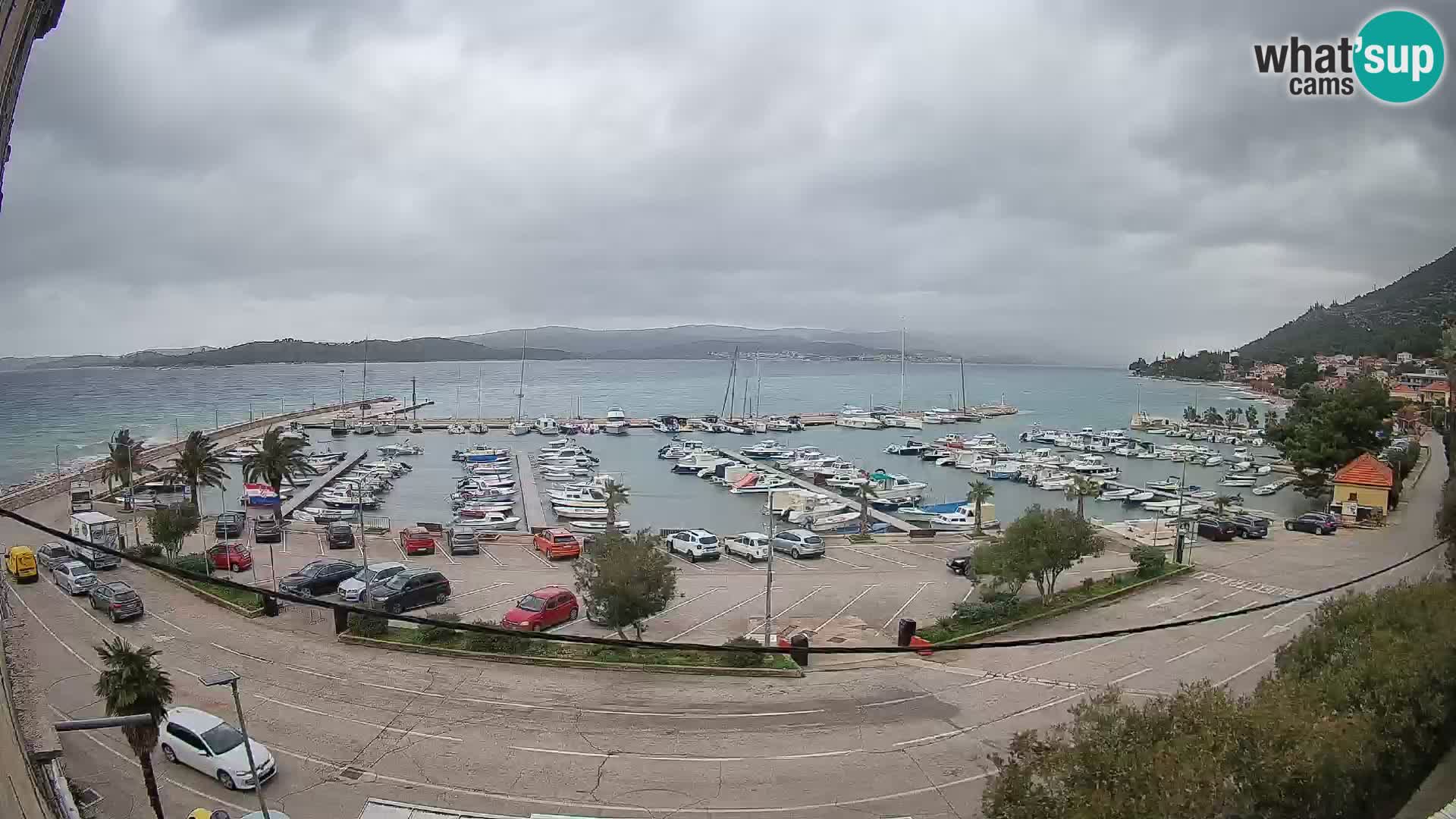 Webcam Orebić Riva – Ferry a Korčula en vivo