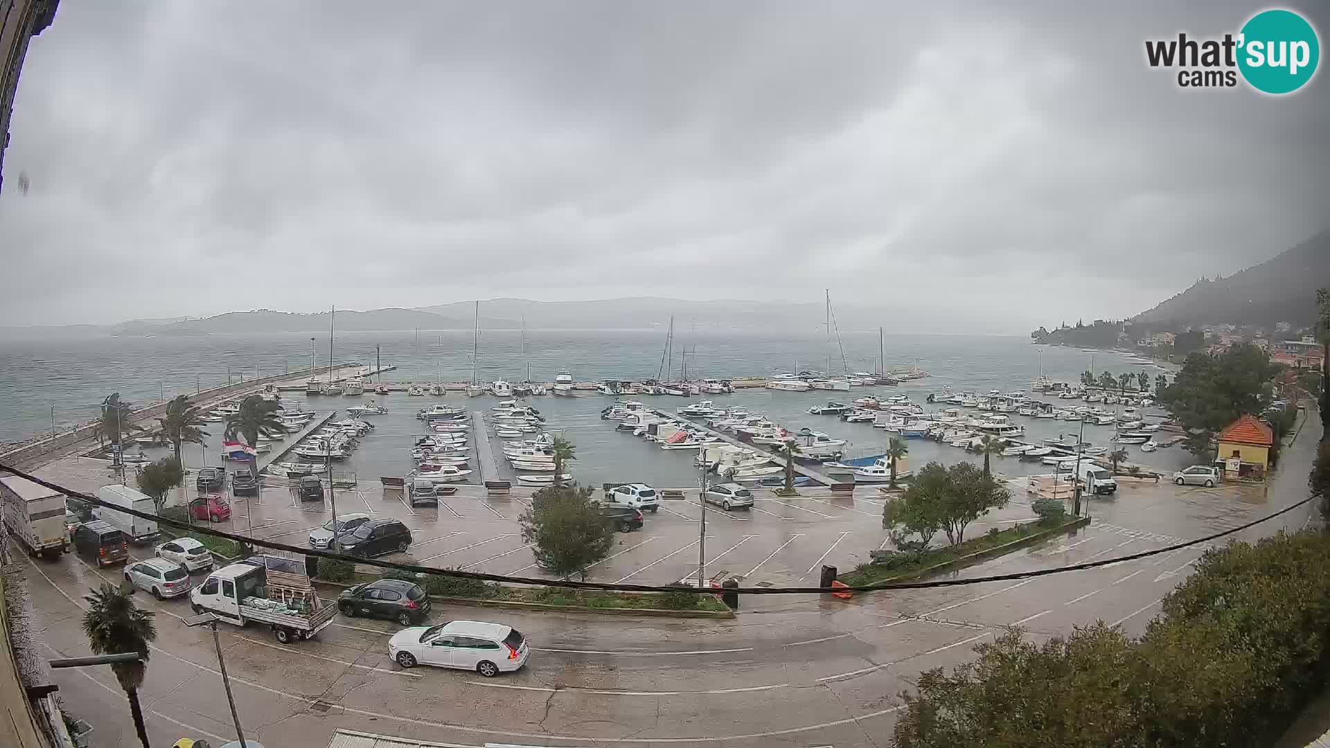 Webcam Orebić Riva – Ferry vers Korčula en direct