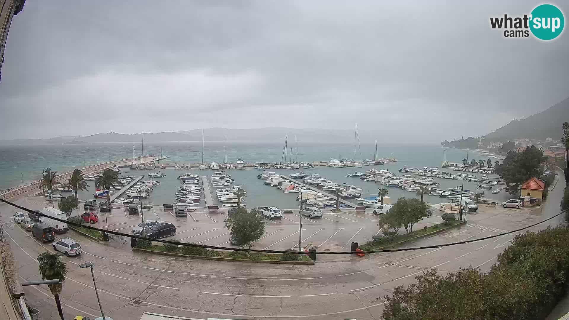 Webcam Orebić Uferpromenade – Fähre nach Korčula Live