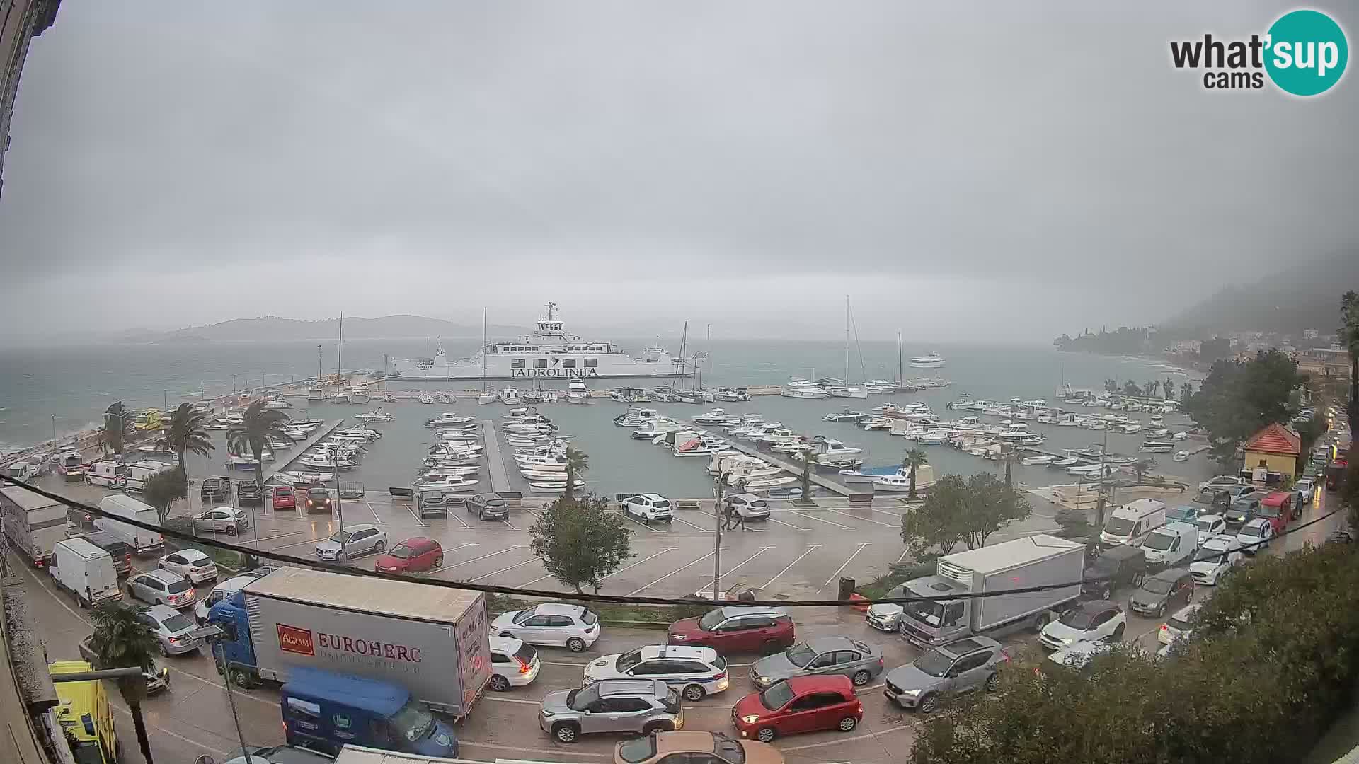Webcam Orebić Riva – Ferry vers Korčula en direct