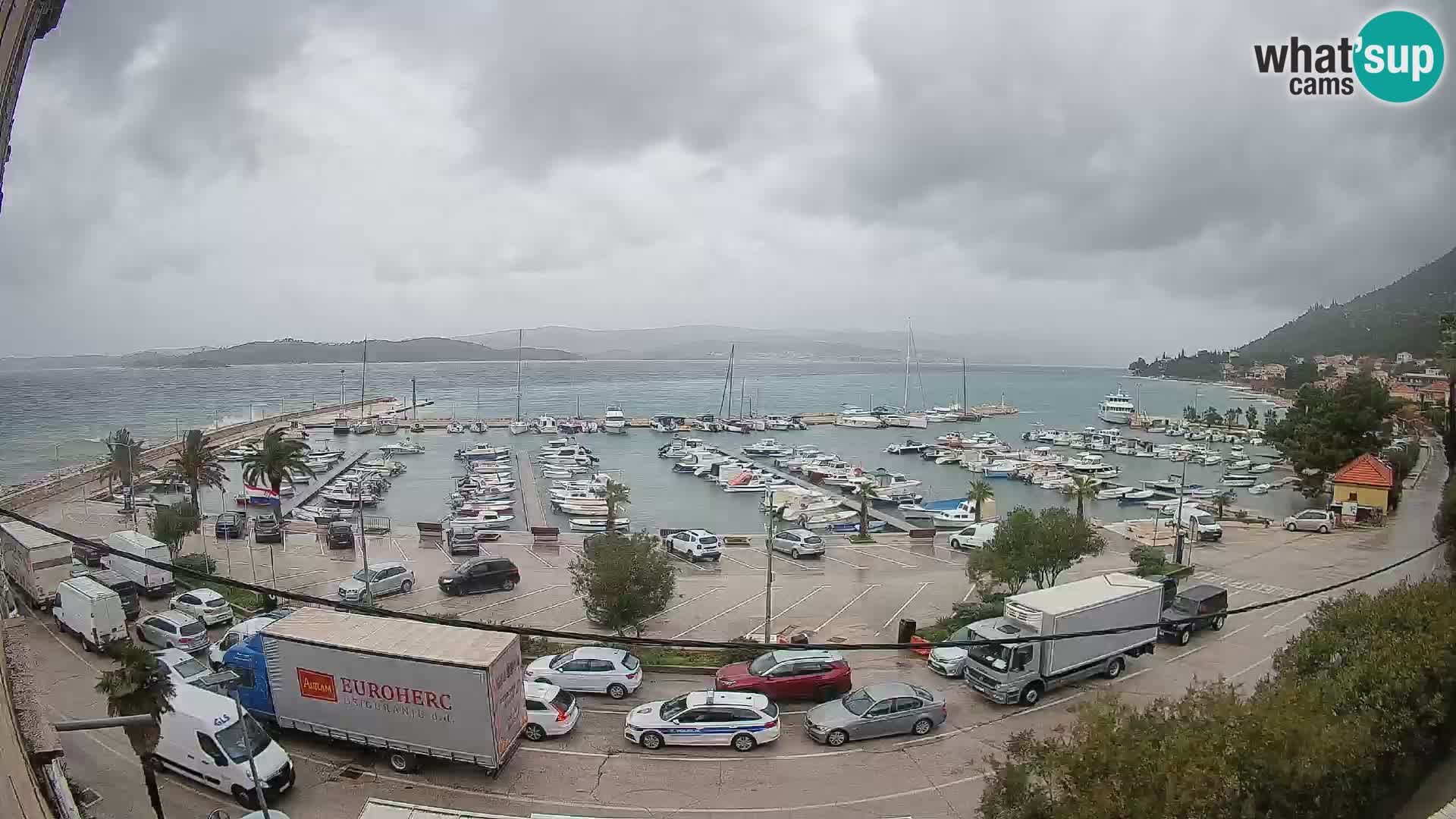 Webcam Orebić Riva – Ferry to Korčula Live