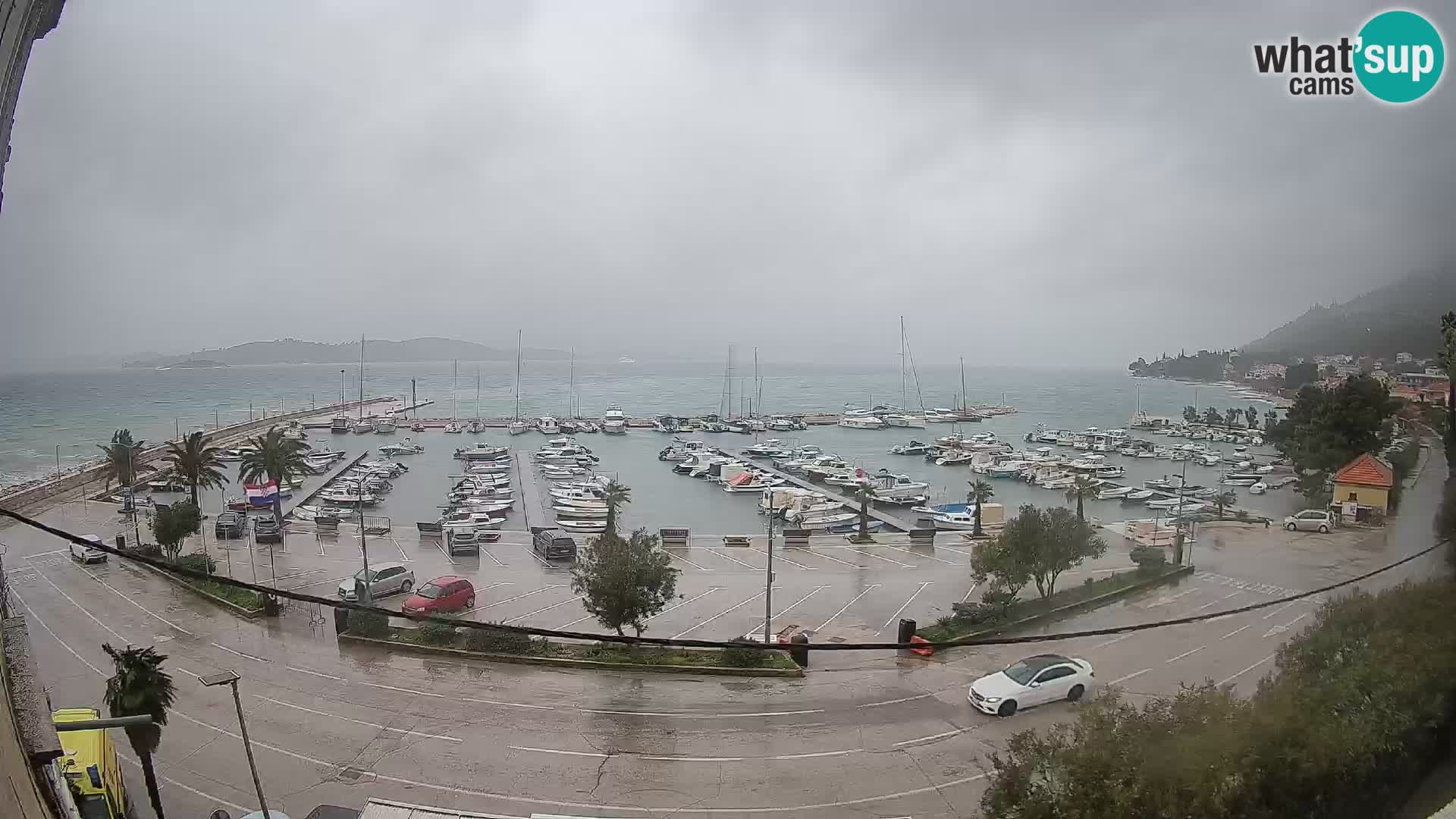 Webcam Orebić Riva – Ferry to Korčula Live