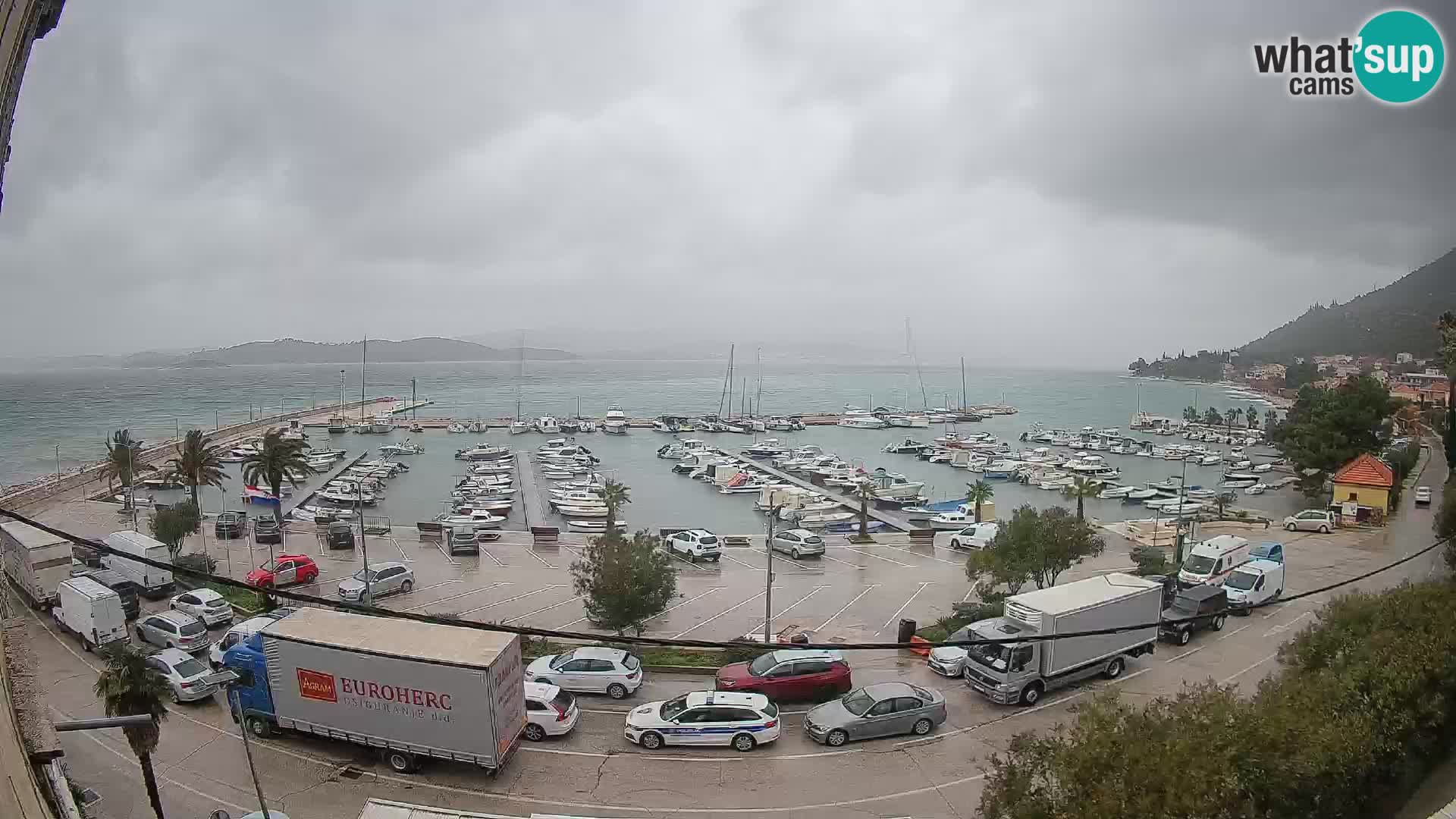 Webcam Orebić Riva – Ferry vers Korčula en direct