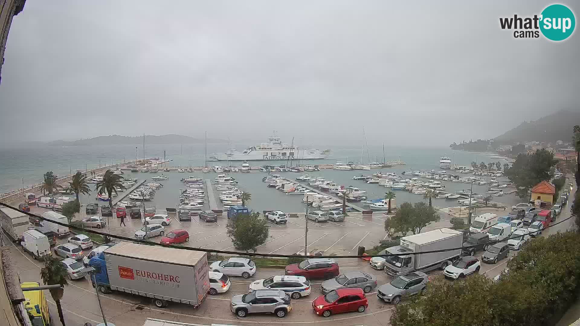 Webcam Orebić Riva – Ferry vers Korčula en direct