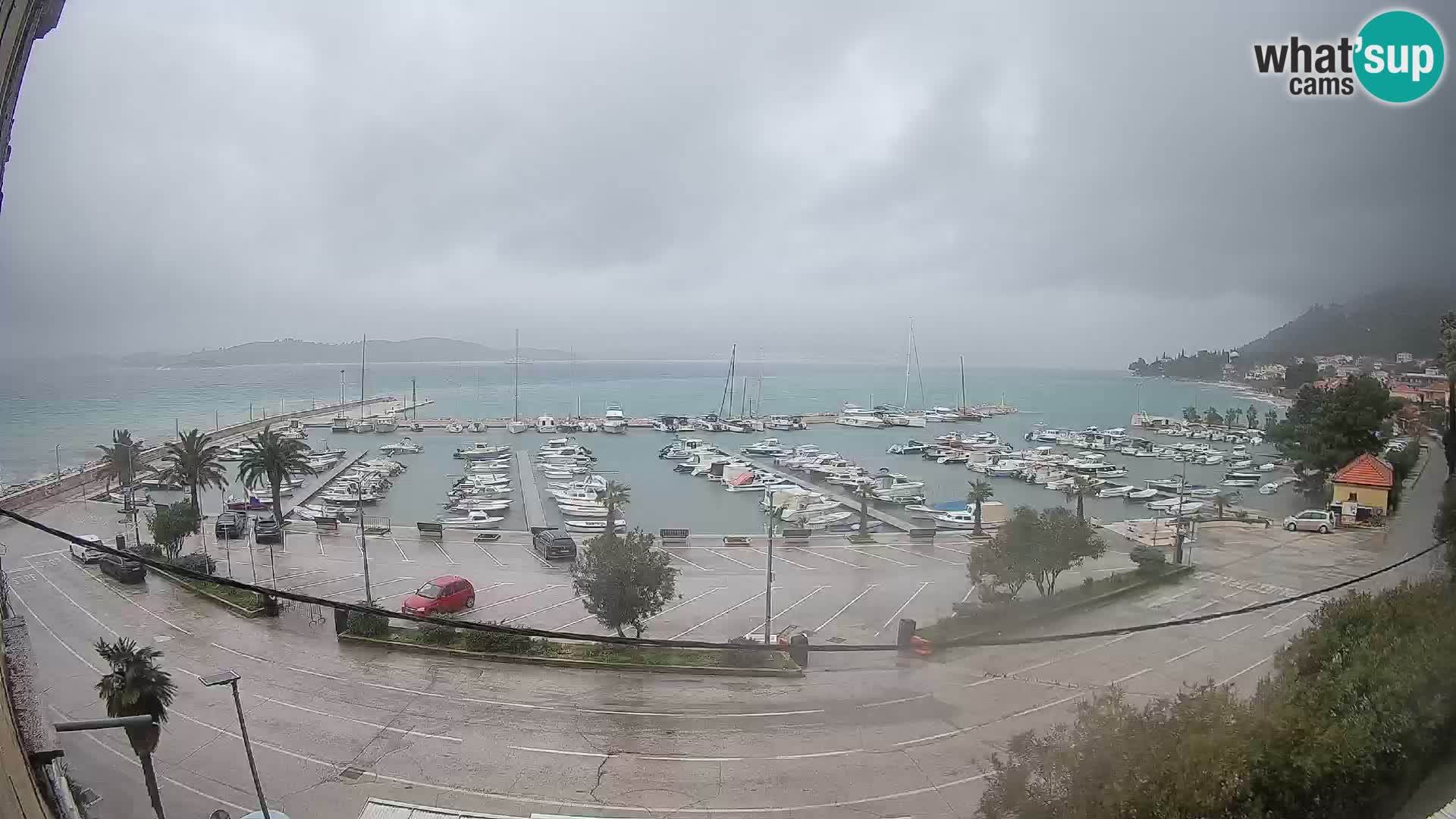 Webcam Orebić Riva – Ferry to Korčula Live