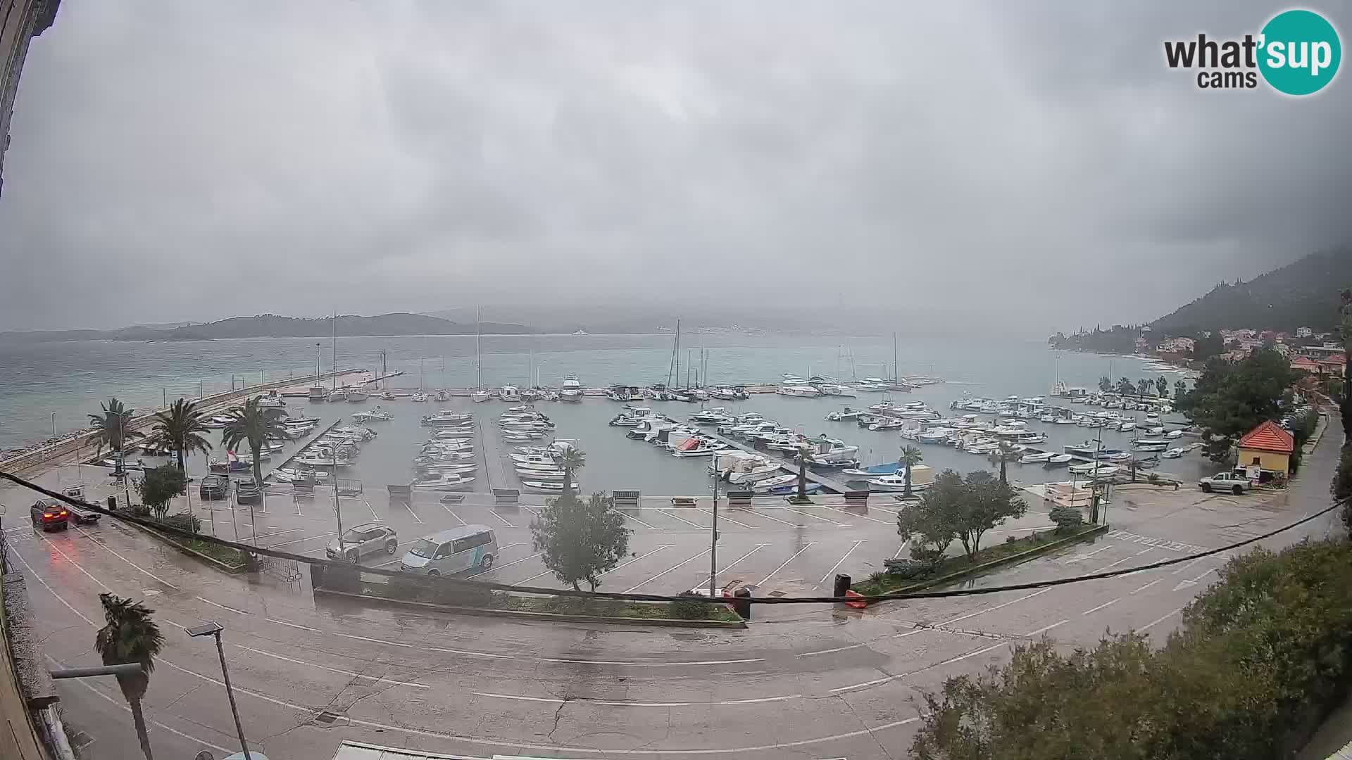 Webcam Orebić Riva – Ferry a Korčula en vivo