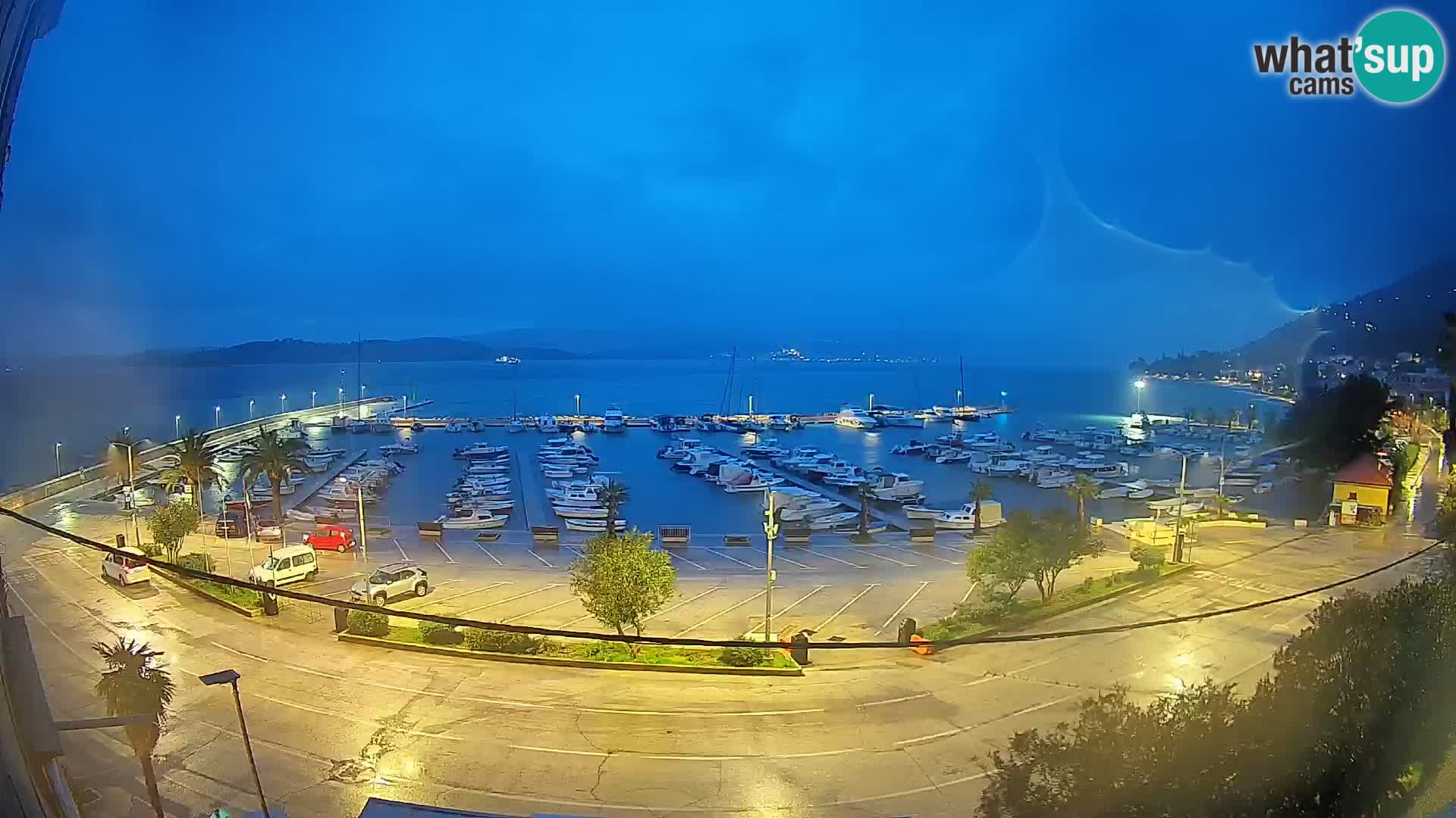 Webcam Orebić Riva – Ferry vers Korčula en direct