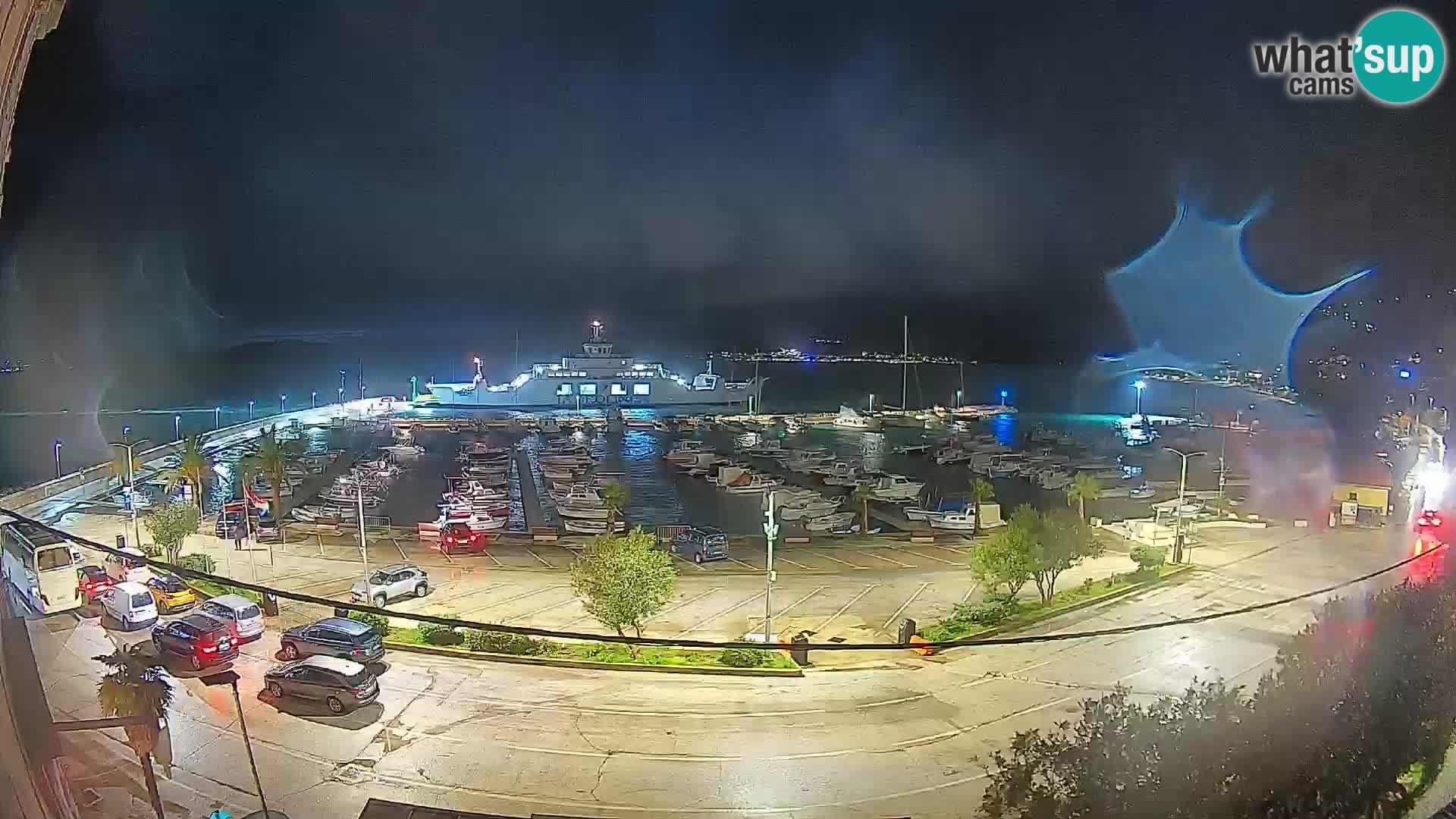 Webcam Orebić Riva – Ferry a Korčula en vivo