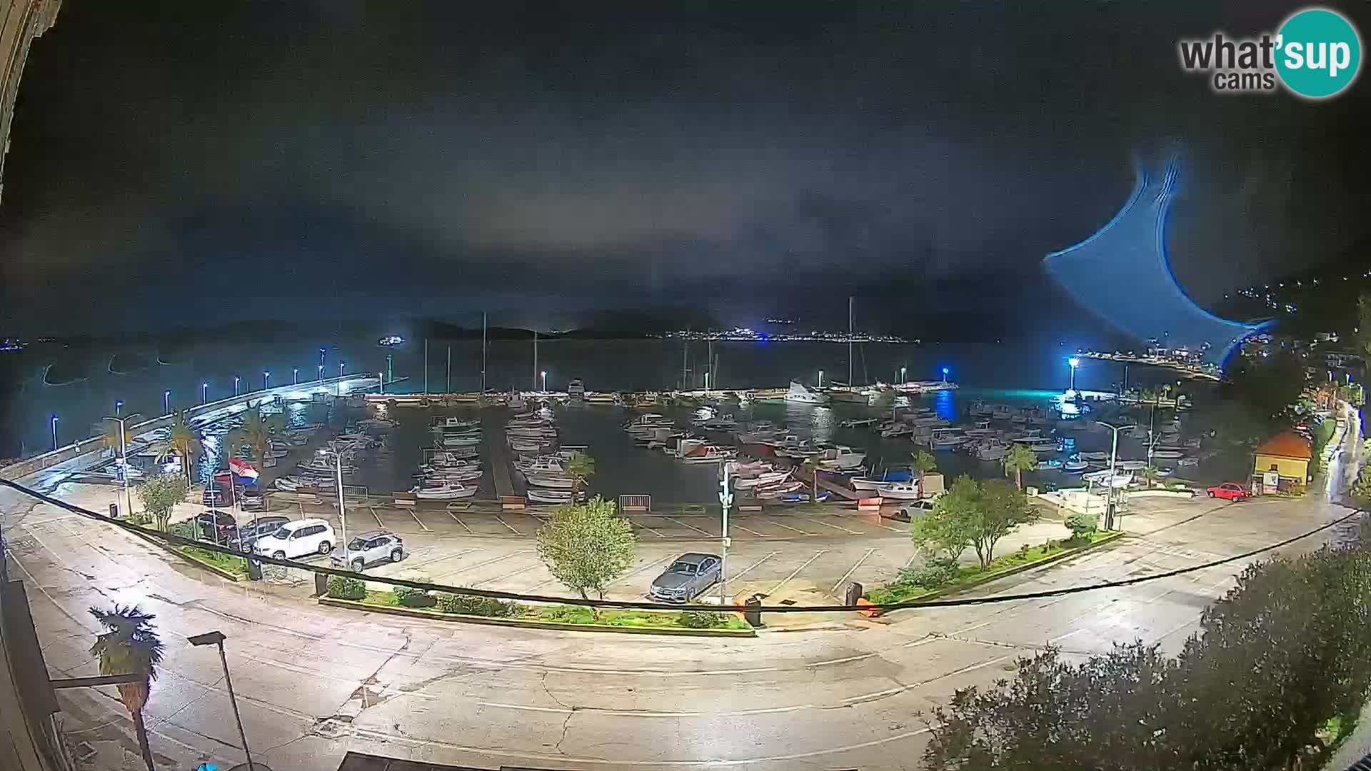 Spletna kamera Orebić Riva – Trajekt za Korčulo v živo