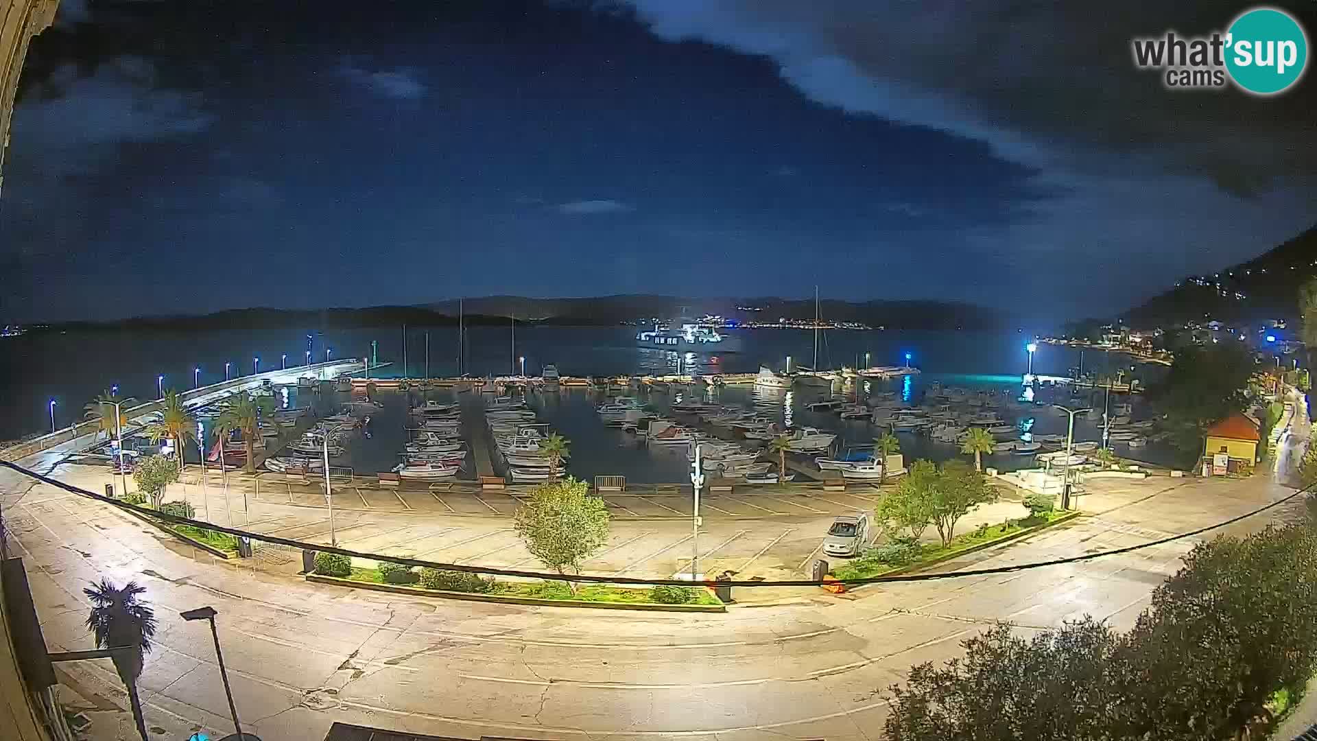 Webcam Orebić Riva – Ferry to Korčula Live