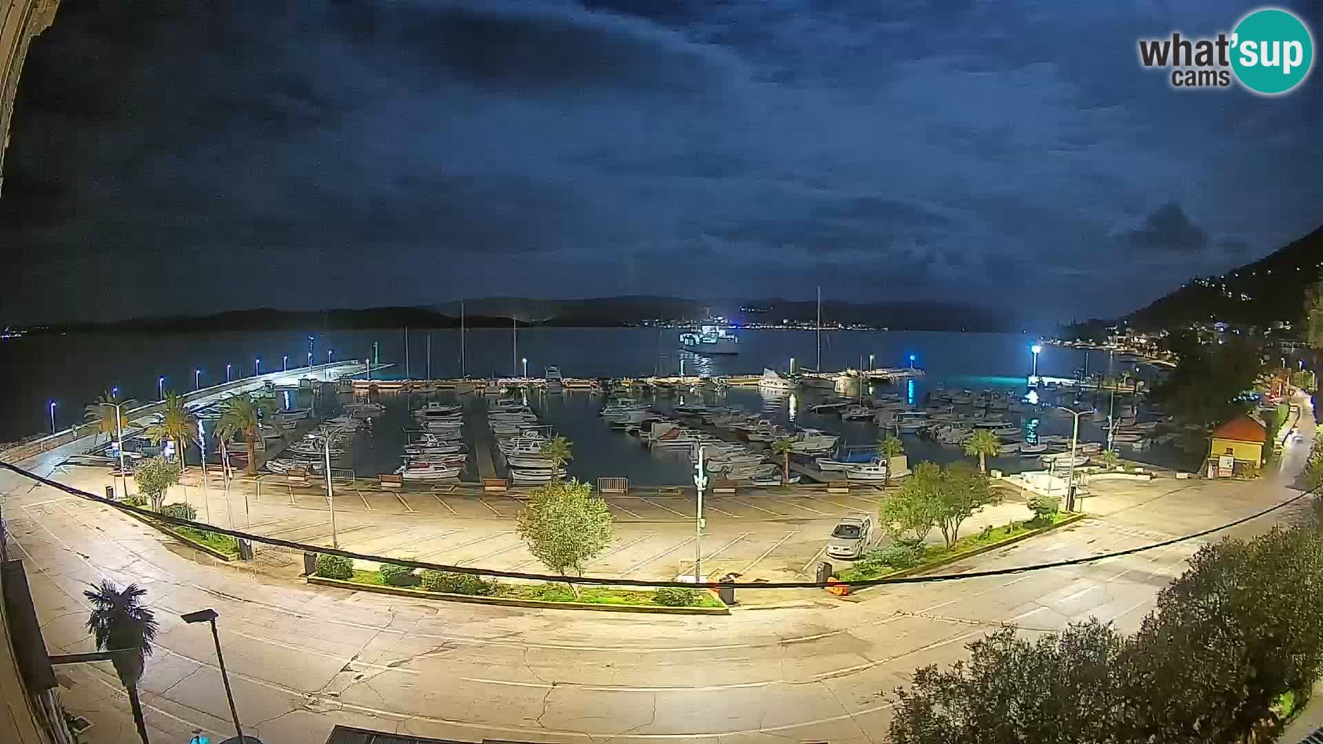 Webcam Orebić Riva – Ferry to Korčula Live