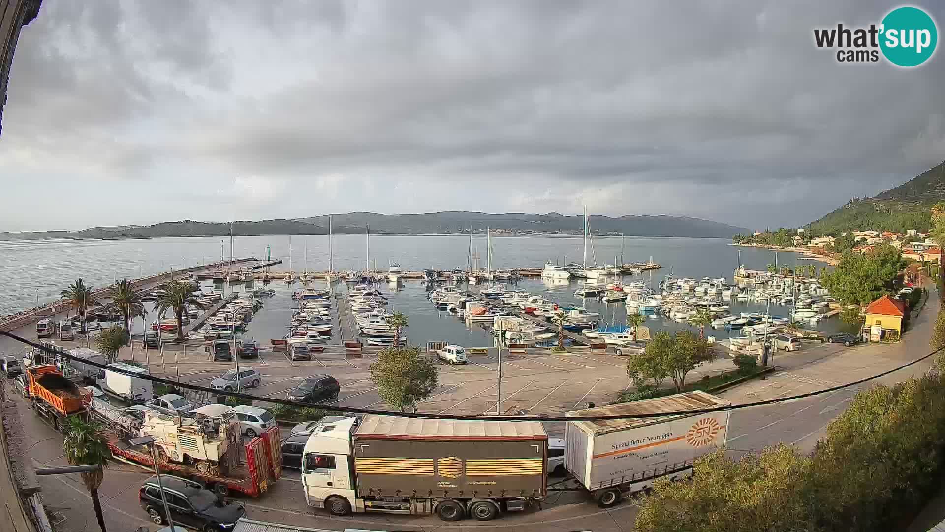 Webcam Orebić Uferpromenade – Fähre nach Korčula Live