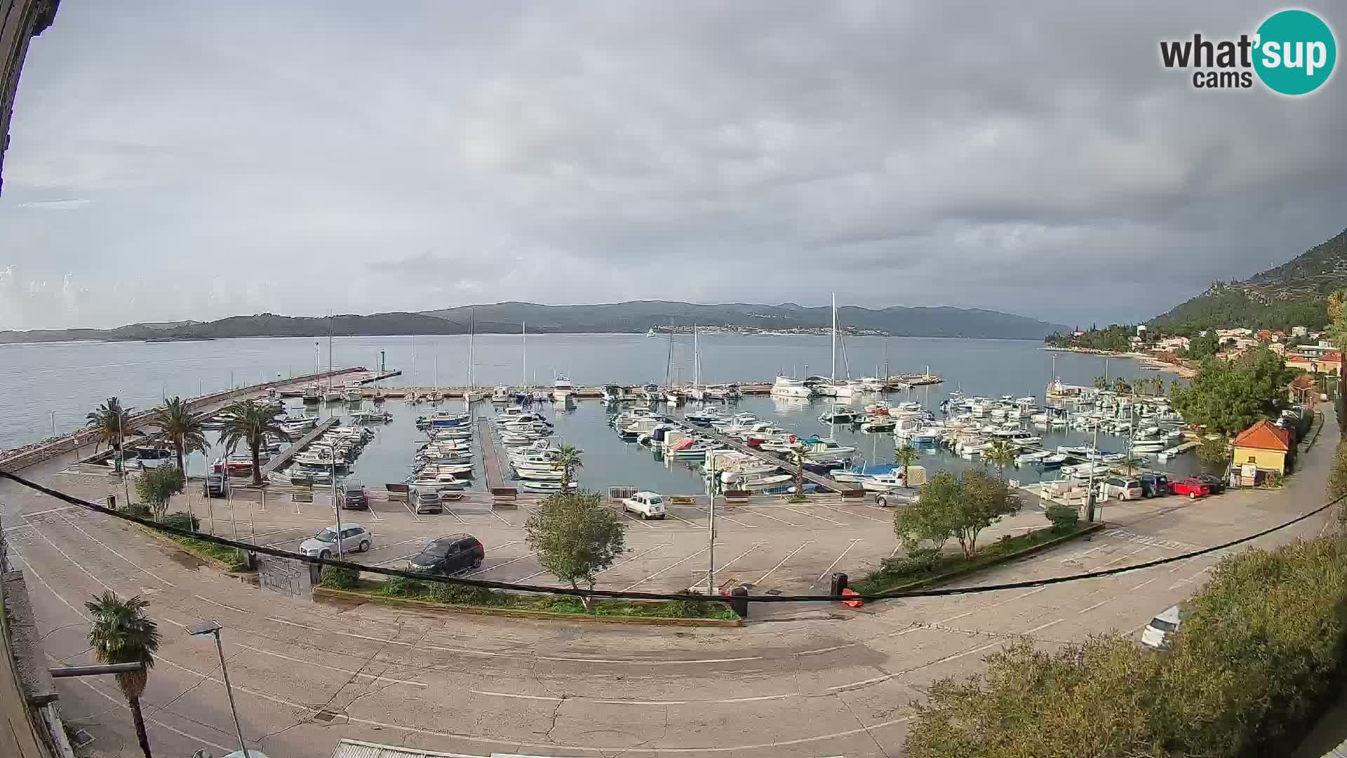 Webcam Orebić Riva – Ferry to Korčula Live