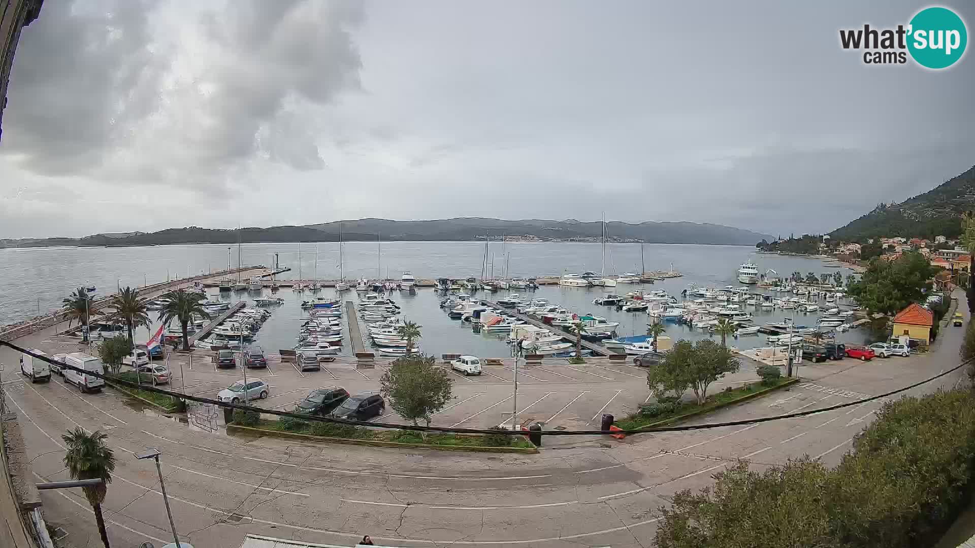 Web kamera Orebić Riva – Trajekt za Korčulu uživo