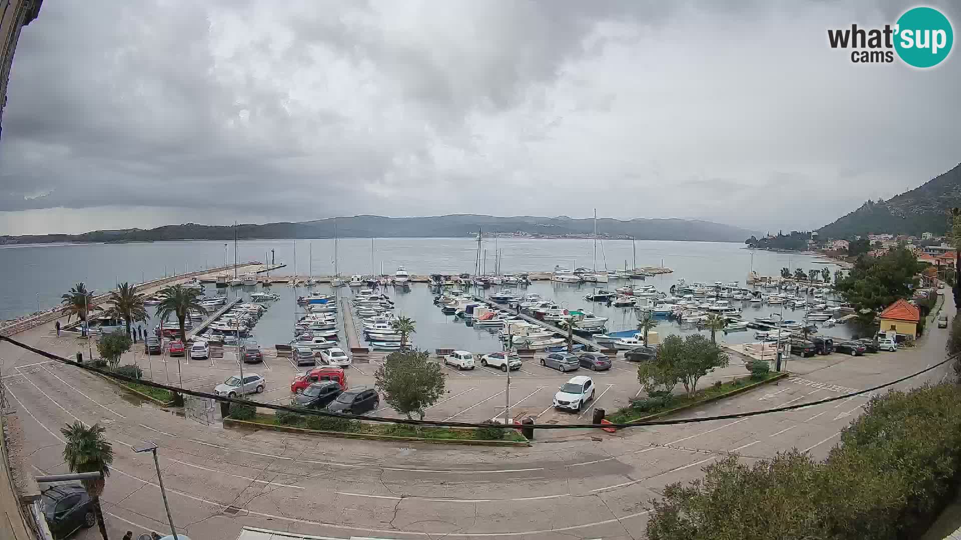 Webcam Orebić Riva – Ferry to Korčula Live